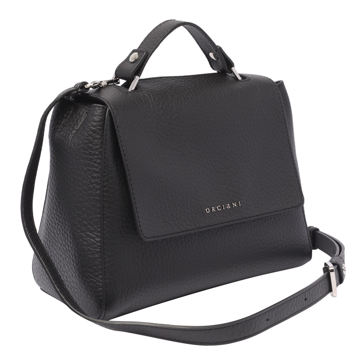 Shop Orciani Sveva Handbag In Nero