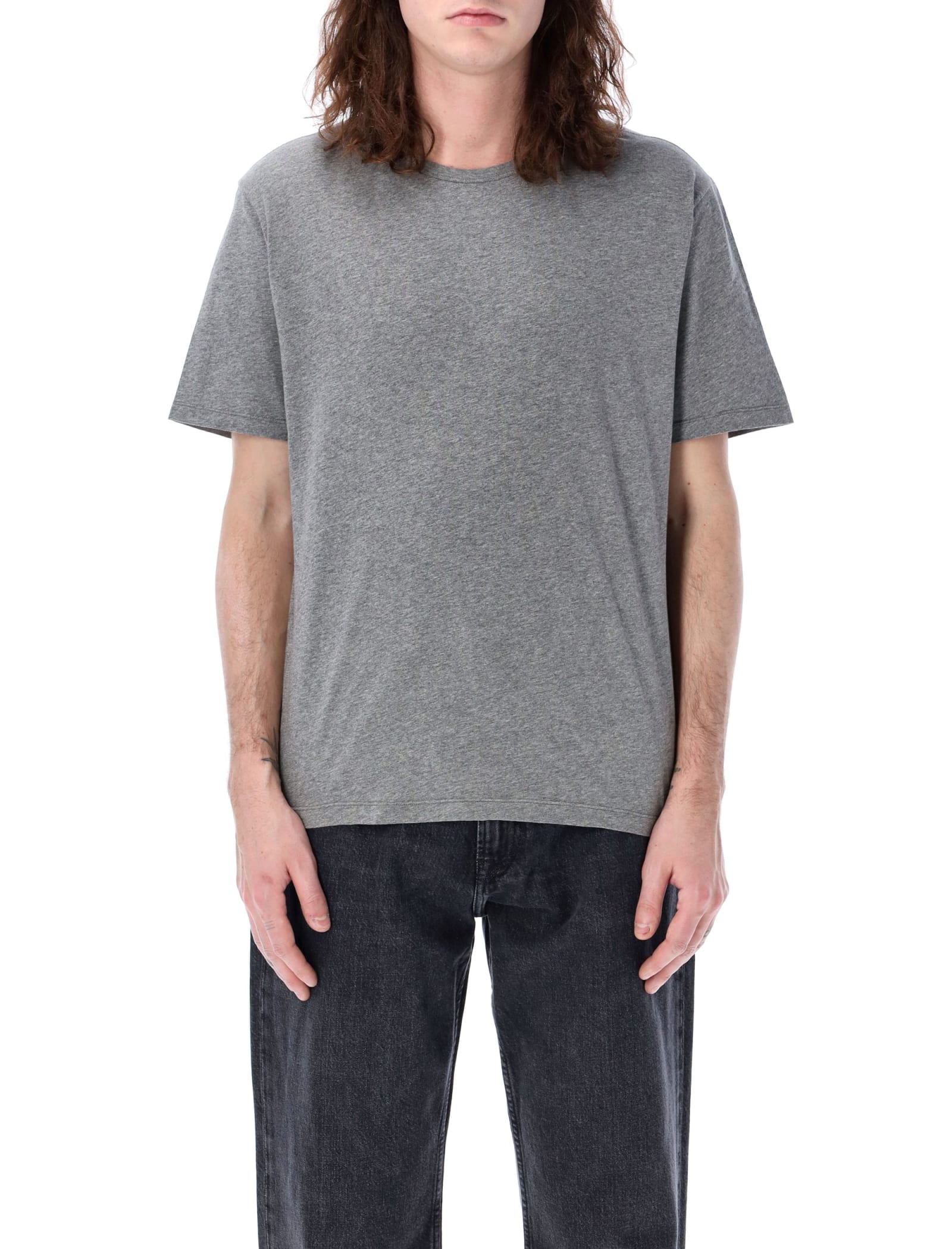 Shop Our Legacy New Box T-shirt In Grey Mel