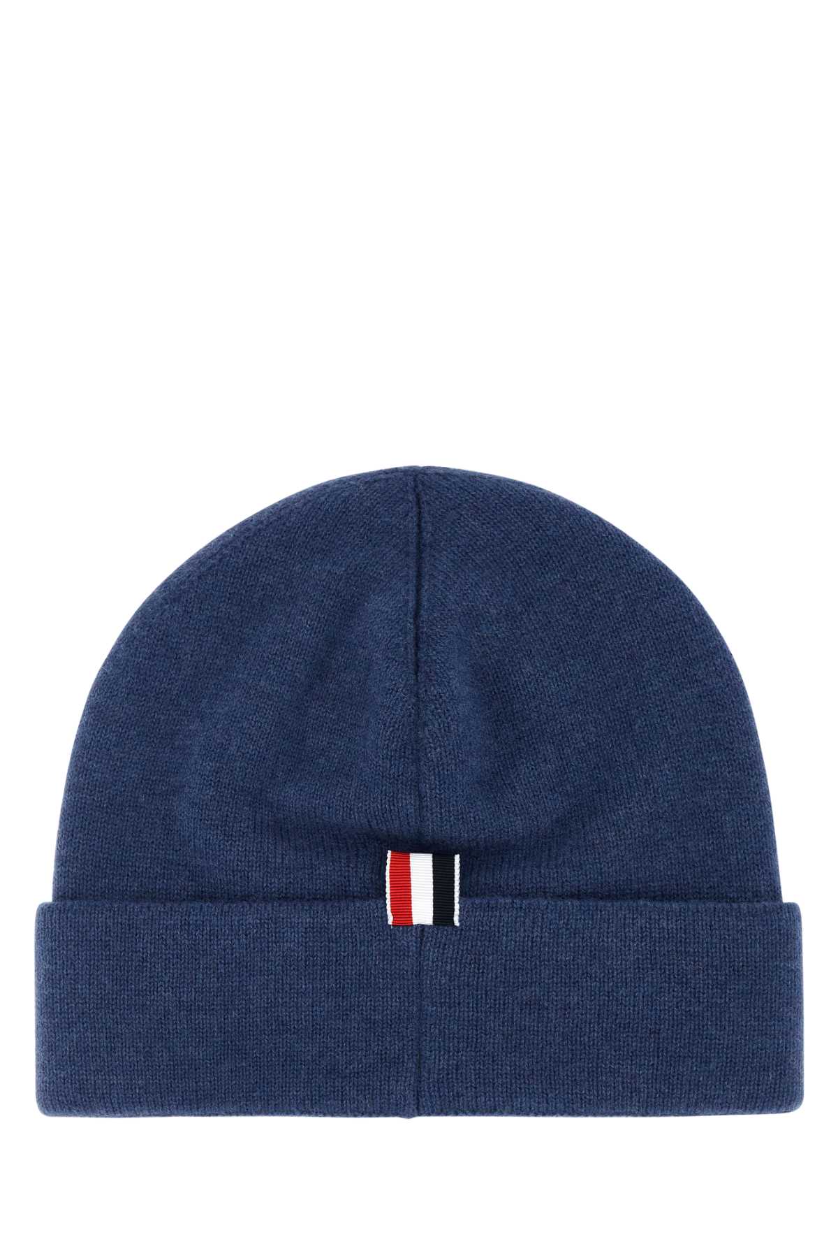 Shop Thom Browne Air Force Blue Wool Beanie Hat In Darkblue