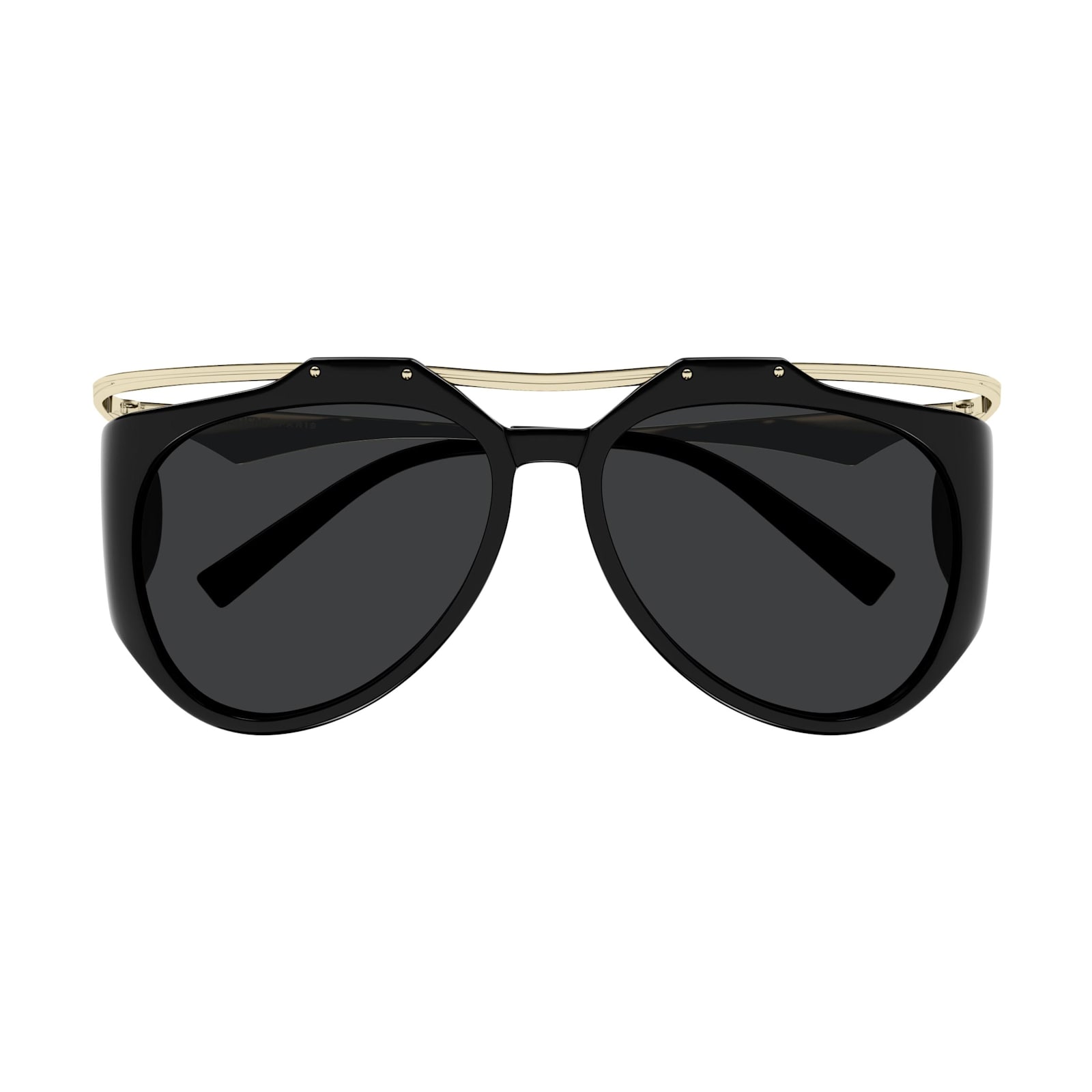 Shop Saint Laurent Sunglasses In Nero/nero