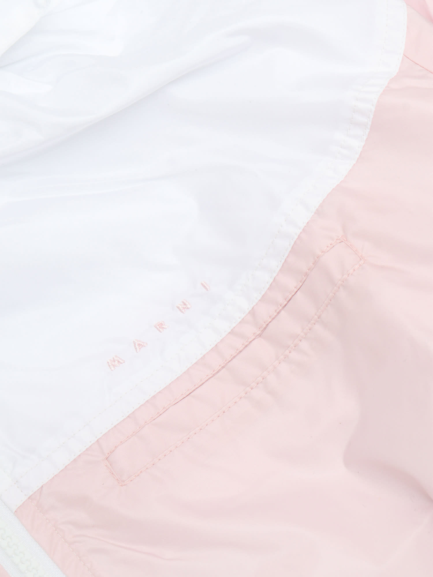 Marni Logo-embroidered Bomber Jacket In Pink