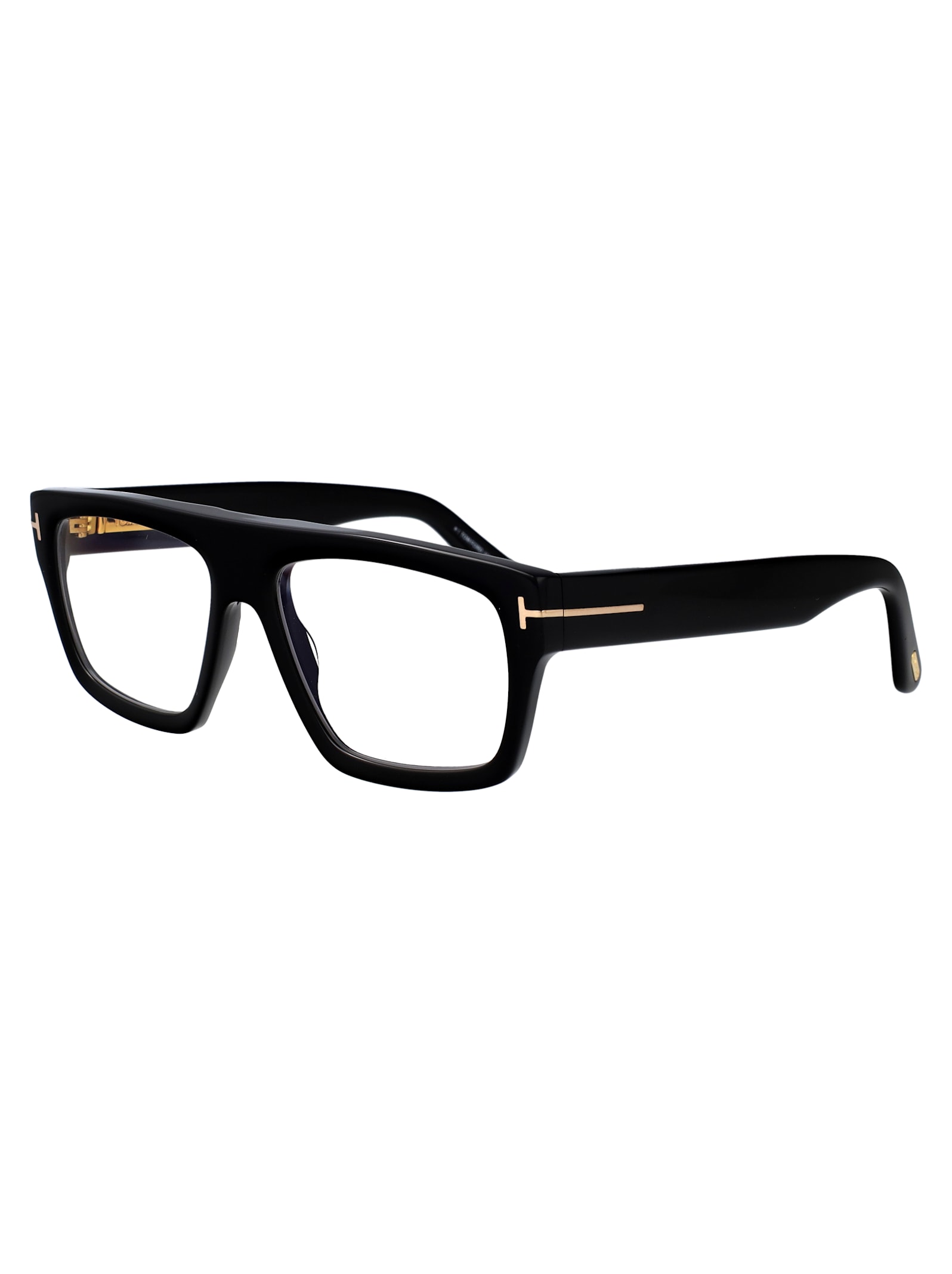 Tom Ford Eyewear Rectangle-frame Glasses In Black