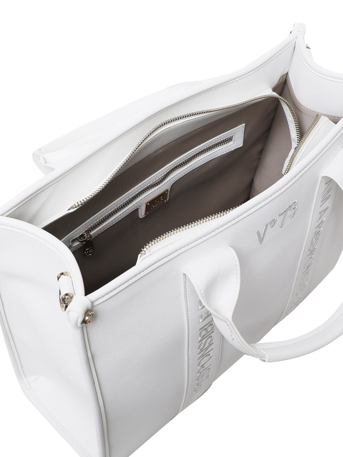 Shop V73 Echo 73 Shopping Bag In White