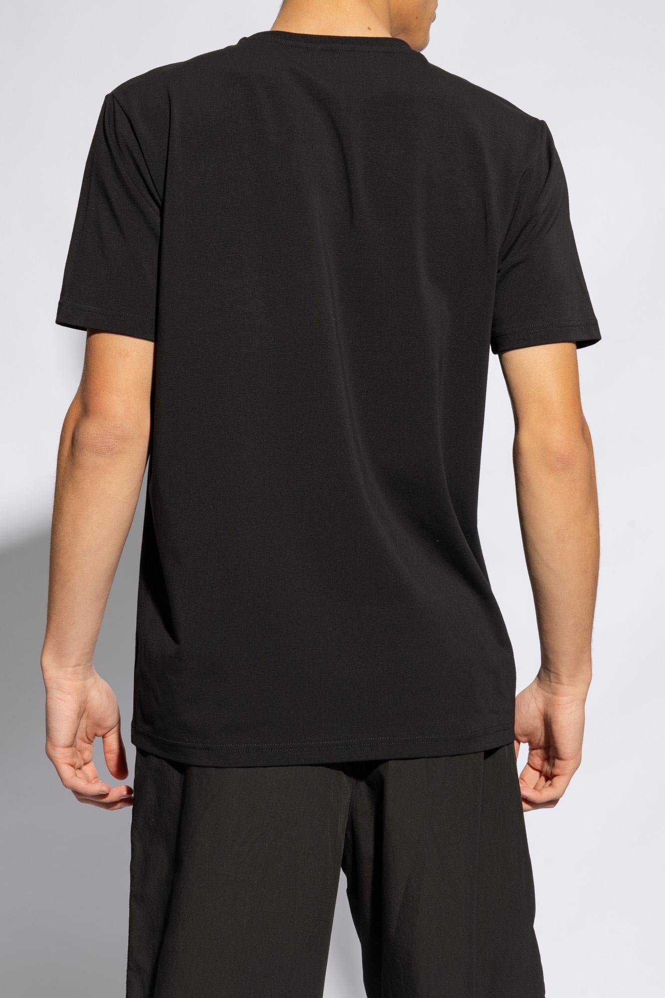 Shop Iceberg T-shirt With Logo In Black