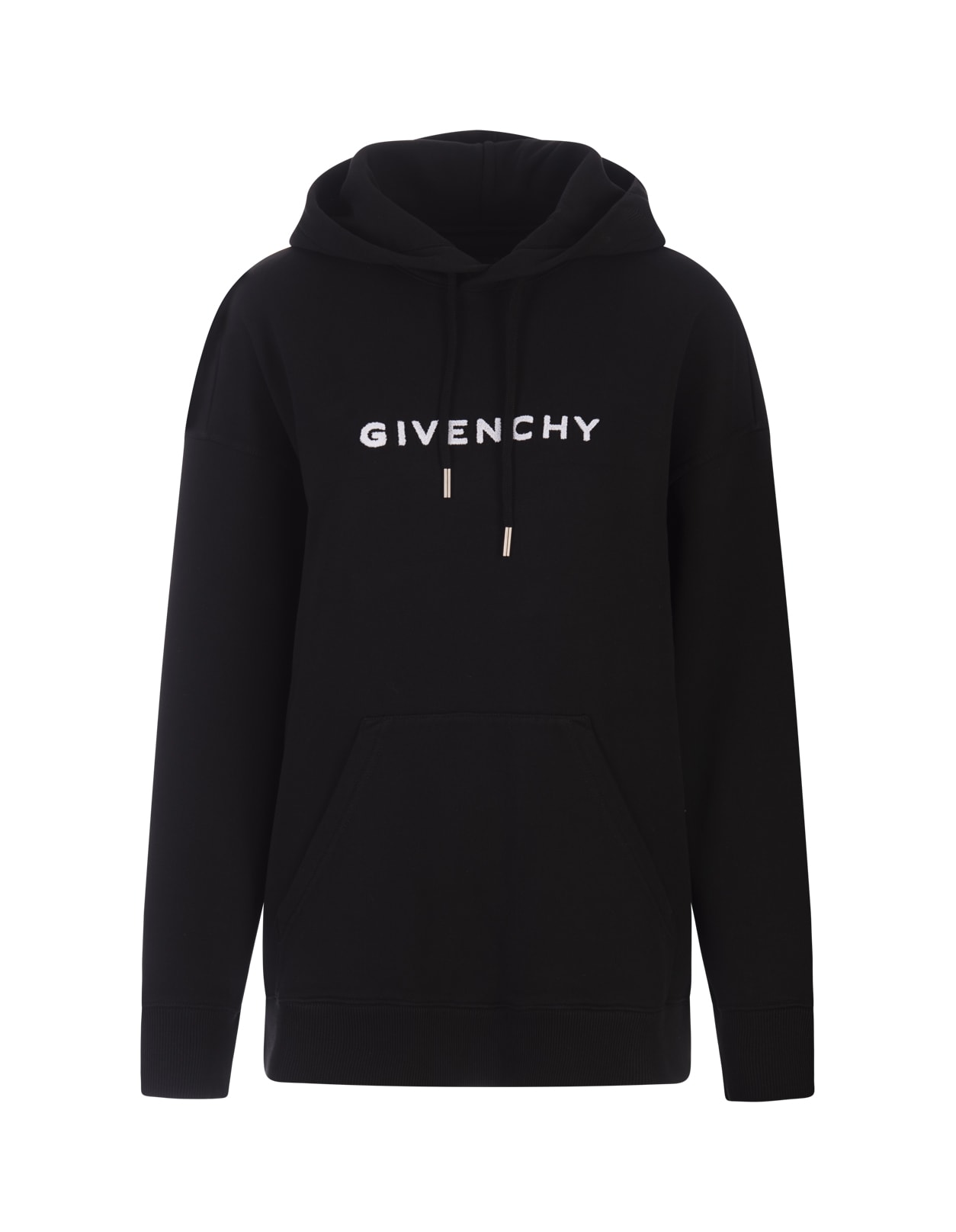 Givenchy Black Oversized Hoodie With  4g Logo