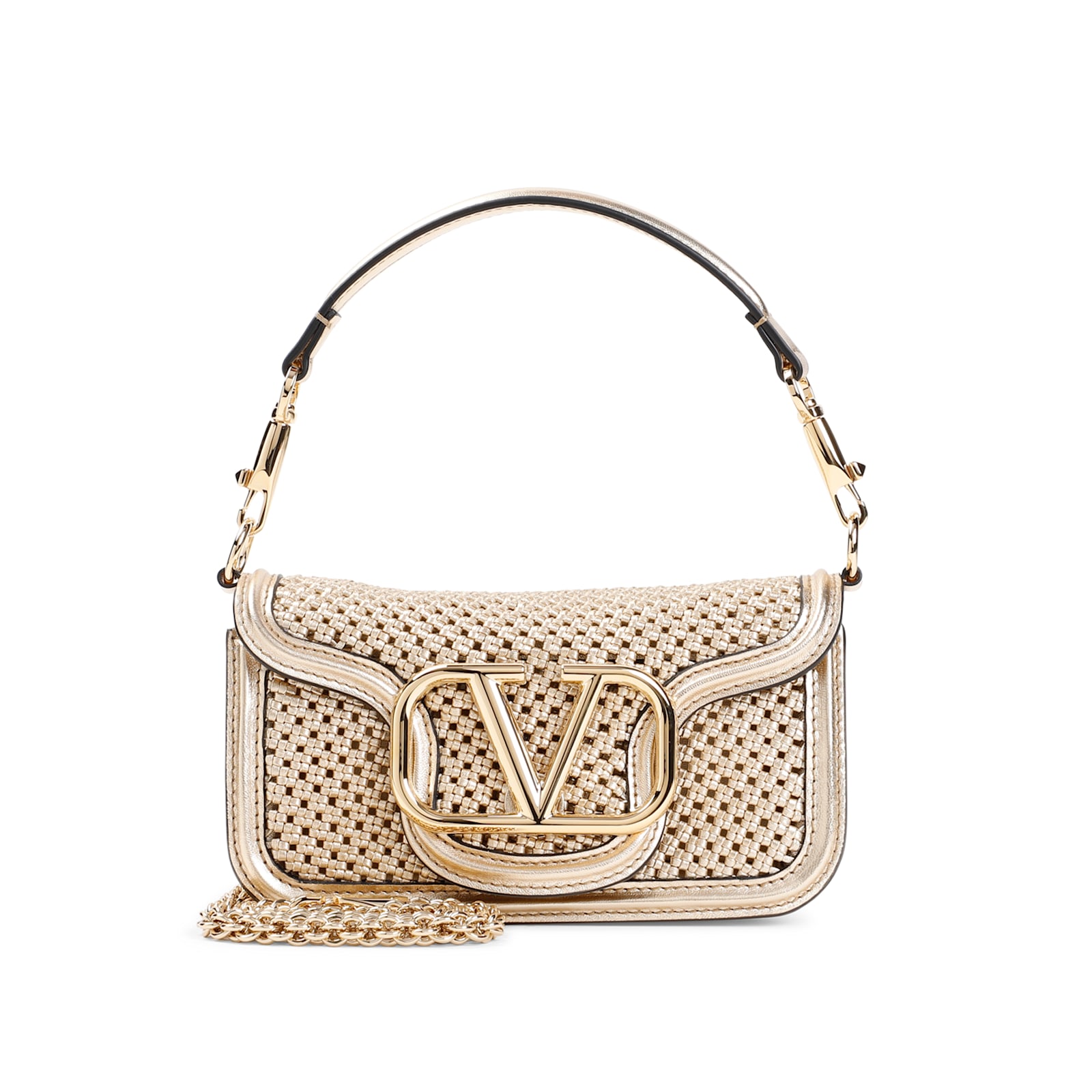 Shop Valentino Small Locò Shoulder Bag In L Mekong