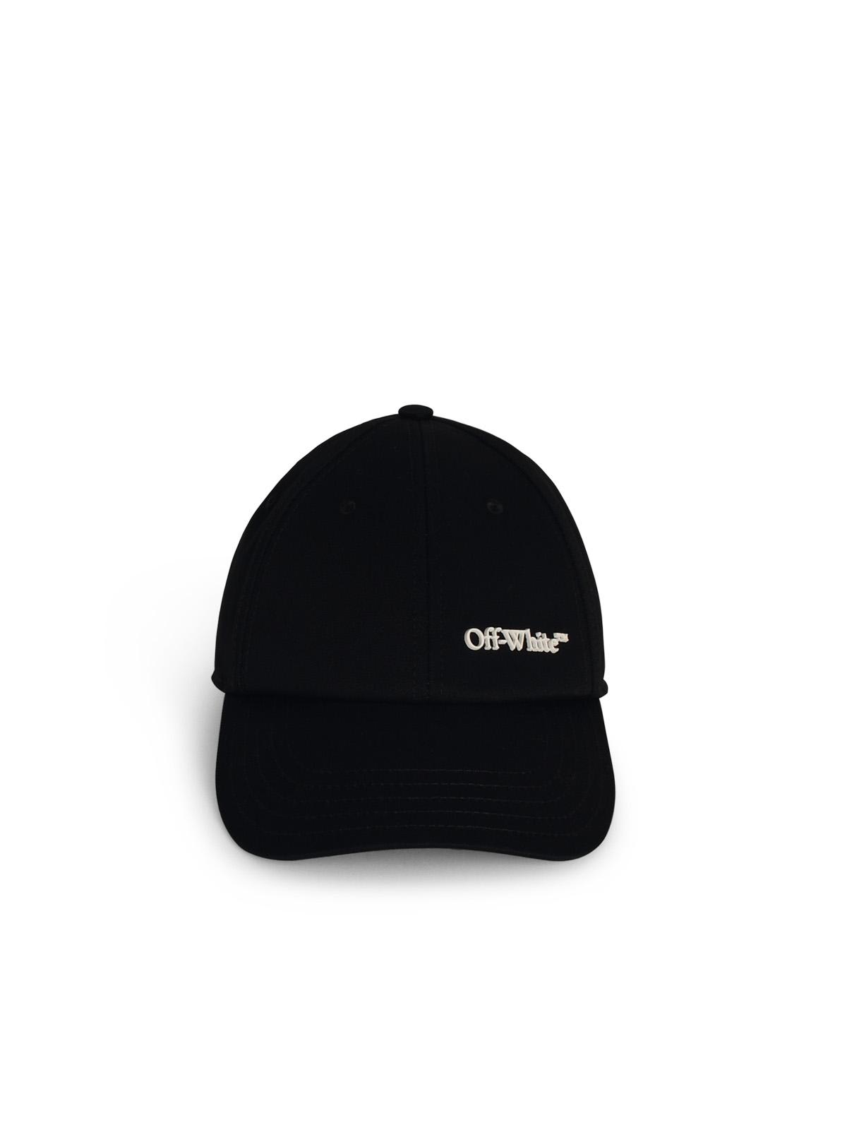 Shop Off-white Black Cotton Cap