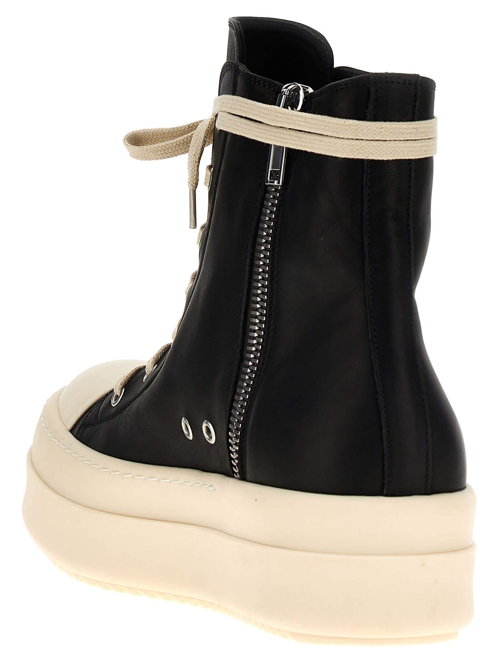 Shop Rick Owens Mega Bumper Sneakers In Black