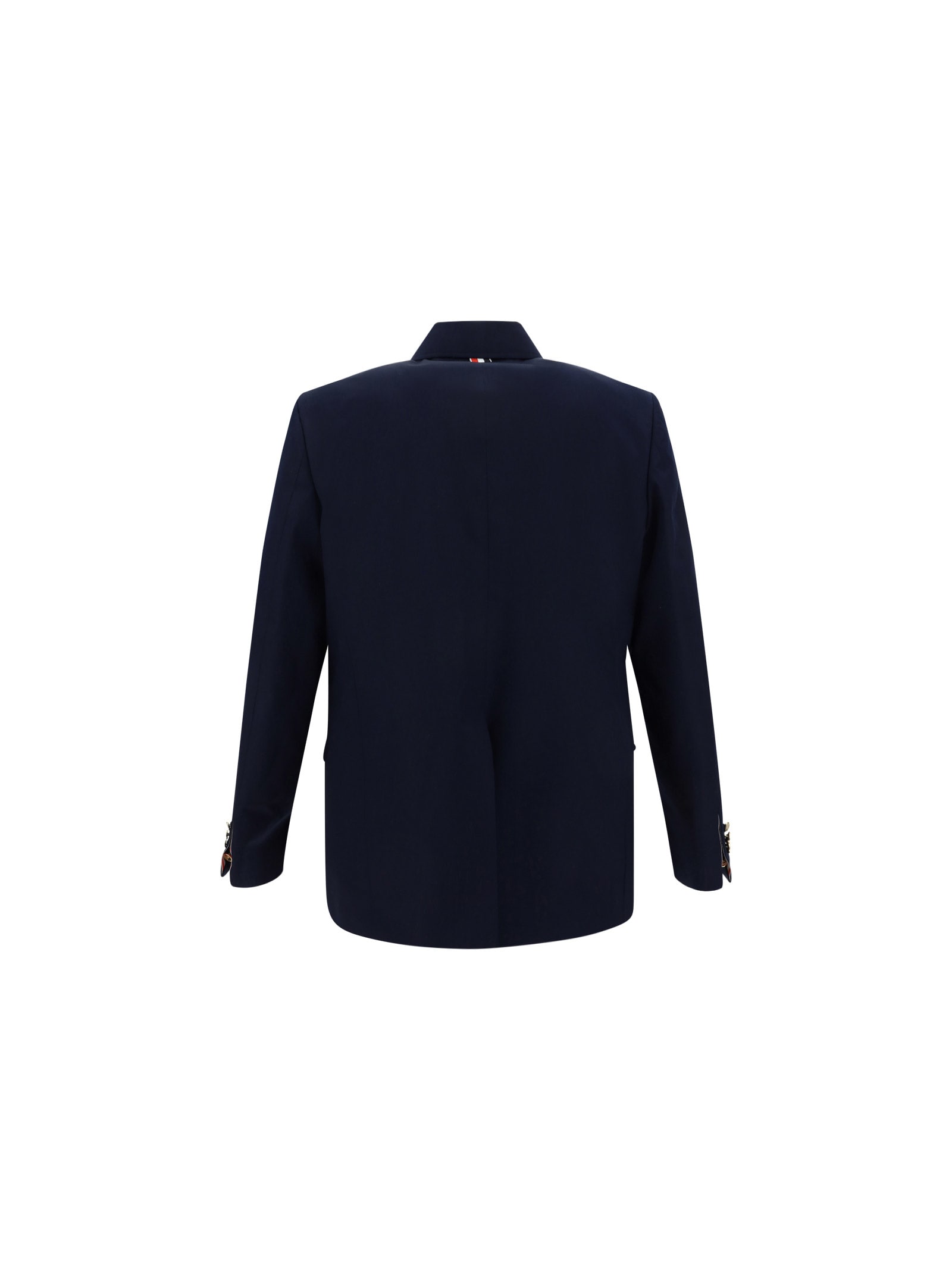 Shop Thom Browne Balzer Jacket In Navy