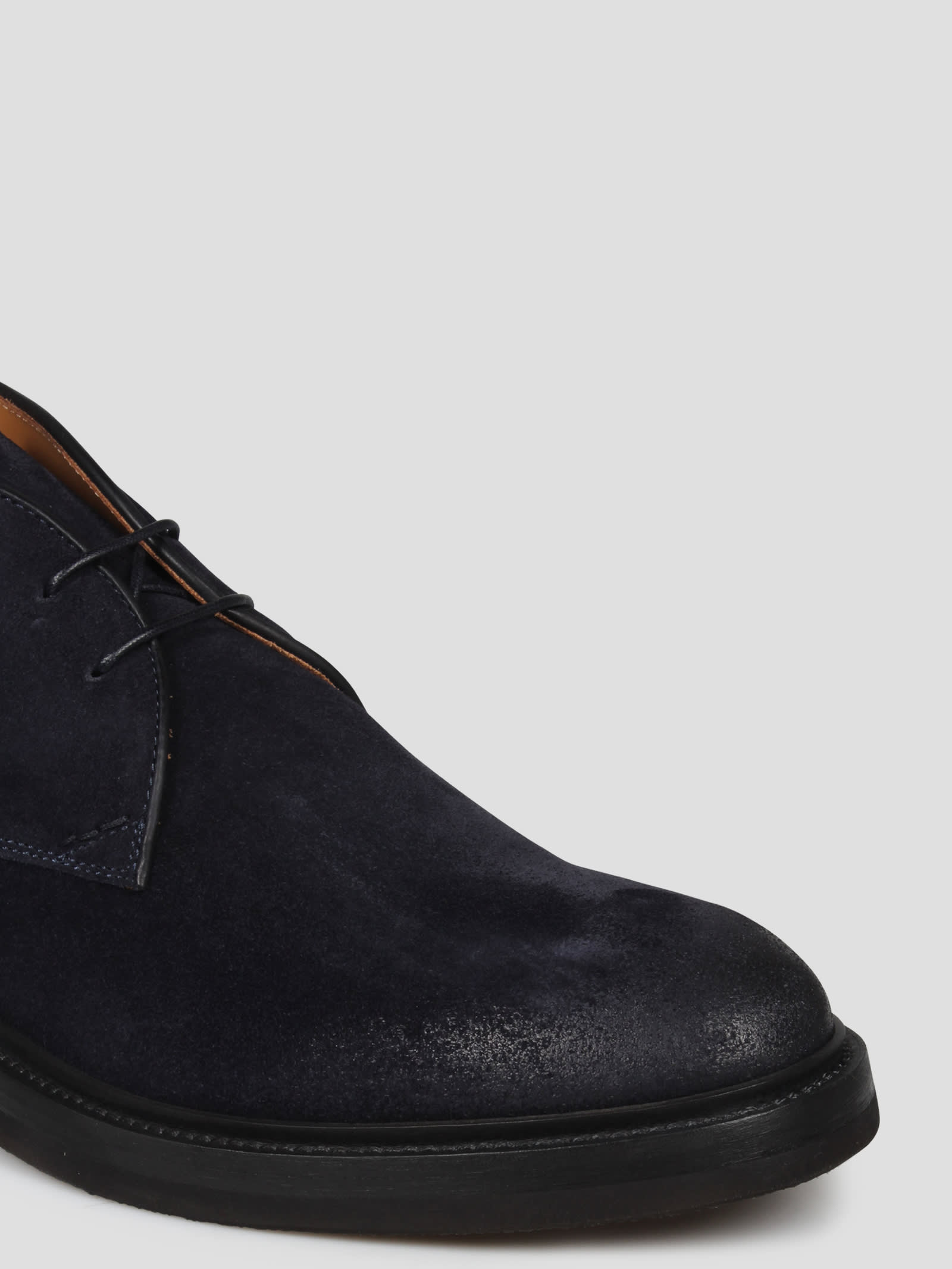 Shop Corvari Softy Suede Polacco In Blue