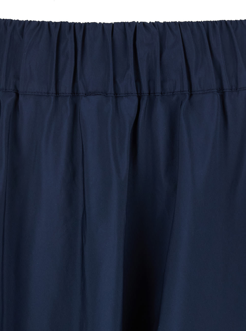 P.a.r.o.s.h . Flowing Black Maxi Skirt With Elastic Waistband And Versatile Silhouette In Blue