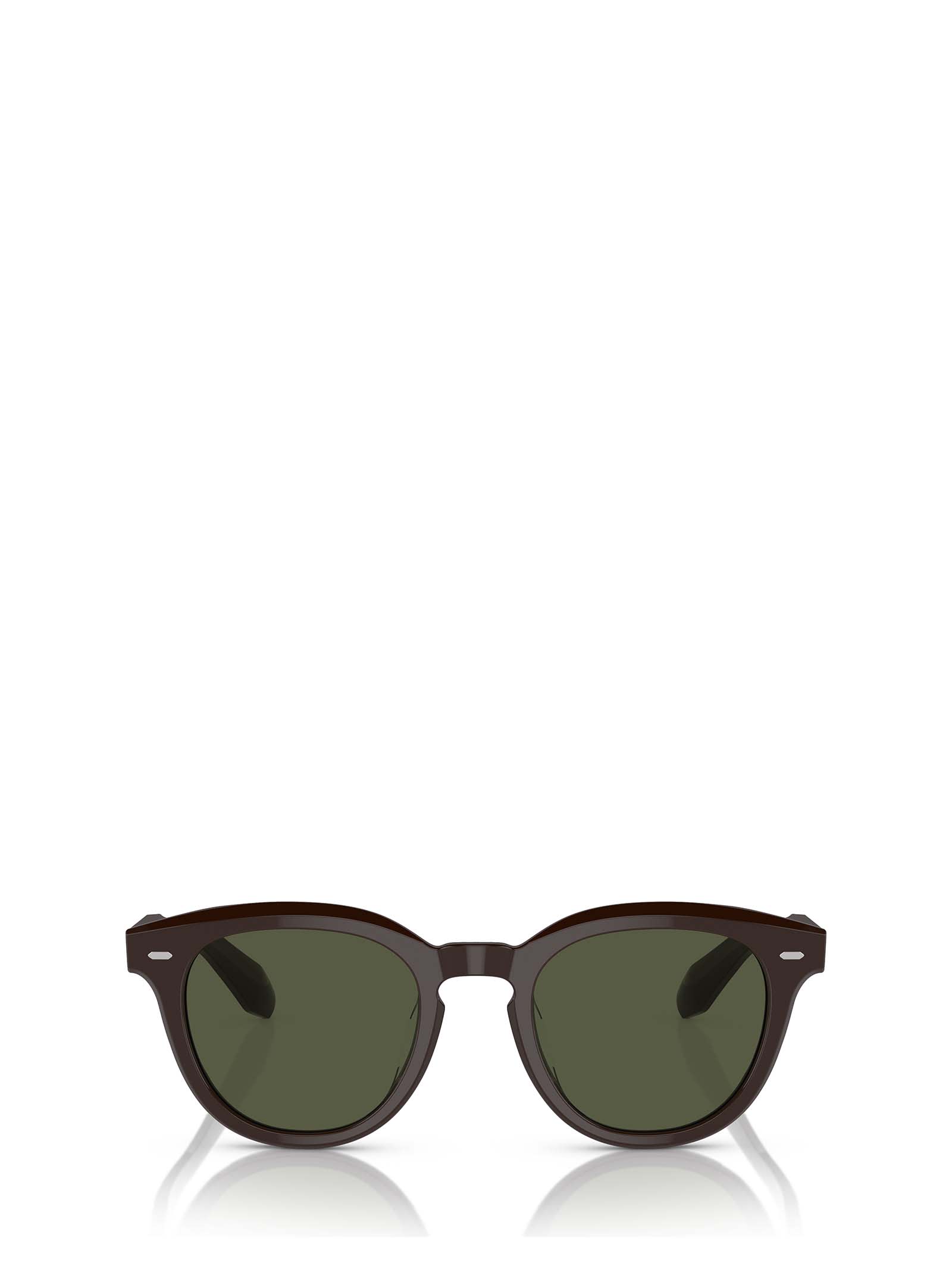 Shop Oliver Peoples Ov5547su Kuri Brown Sunglasses