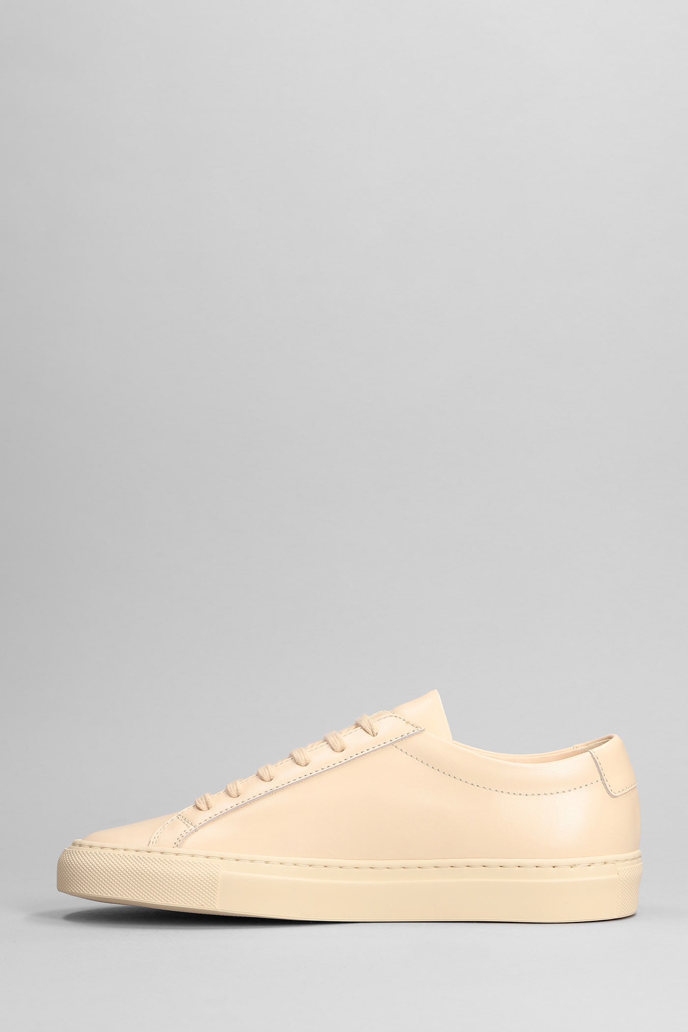 Shop Common Projects Originals Achilles Sneakers In Powder Leather