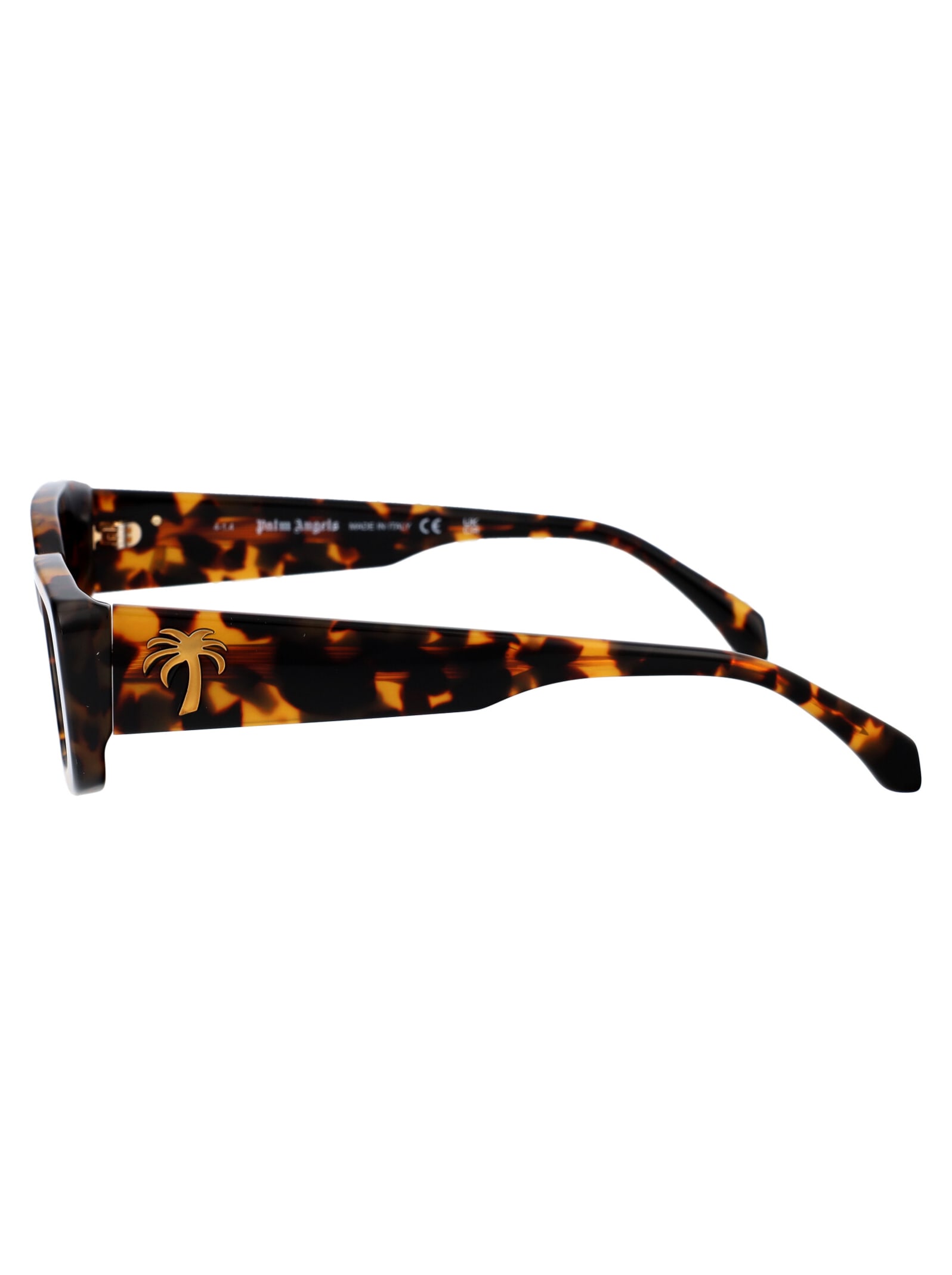 Shop Palm Angels Yosemite Sunglasses In 6064 Havana