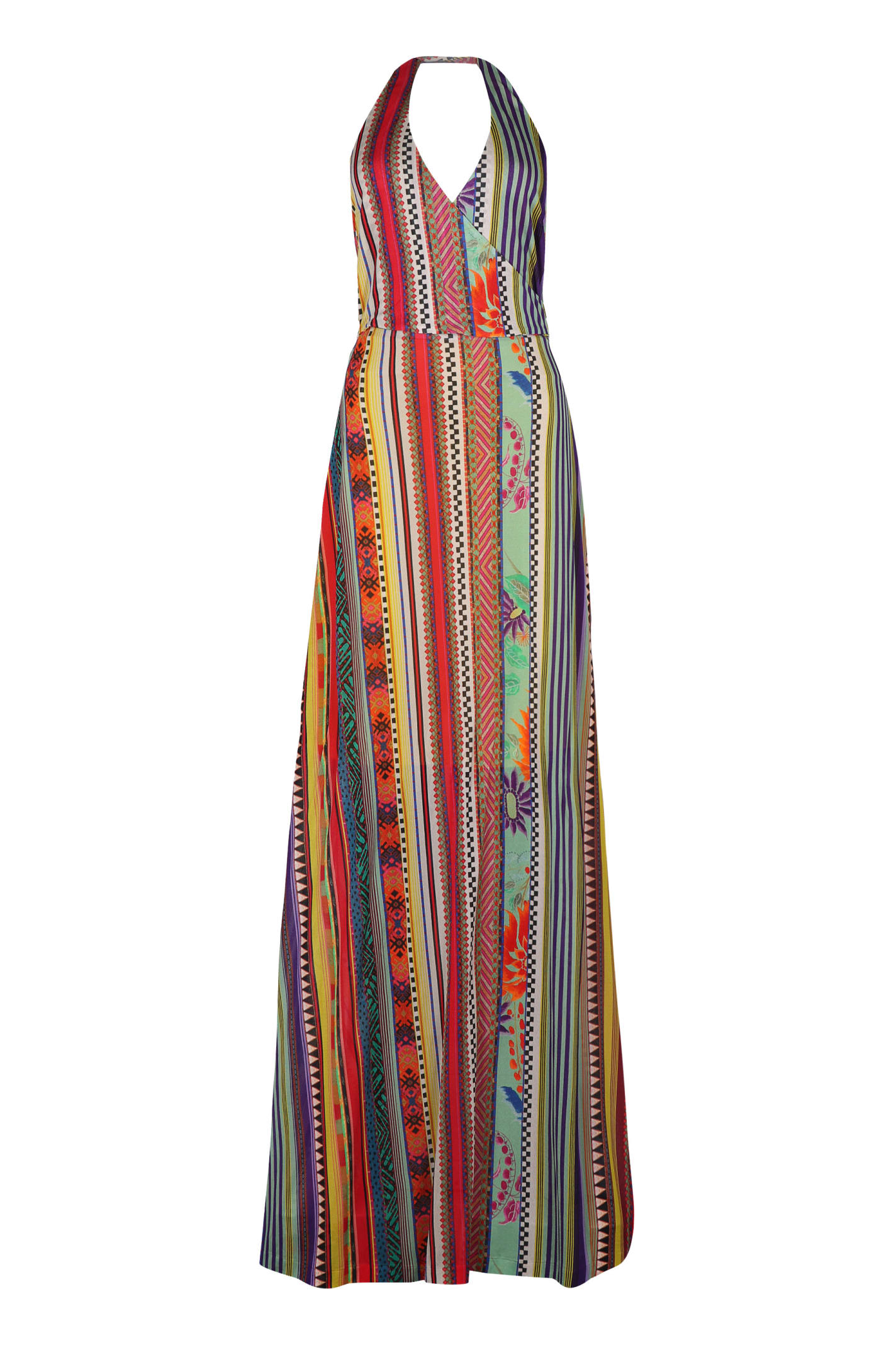 Etro Printed Maxi Dress In Multicolor
