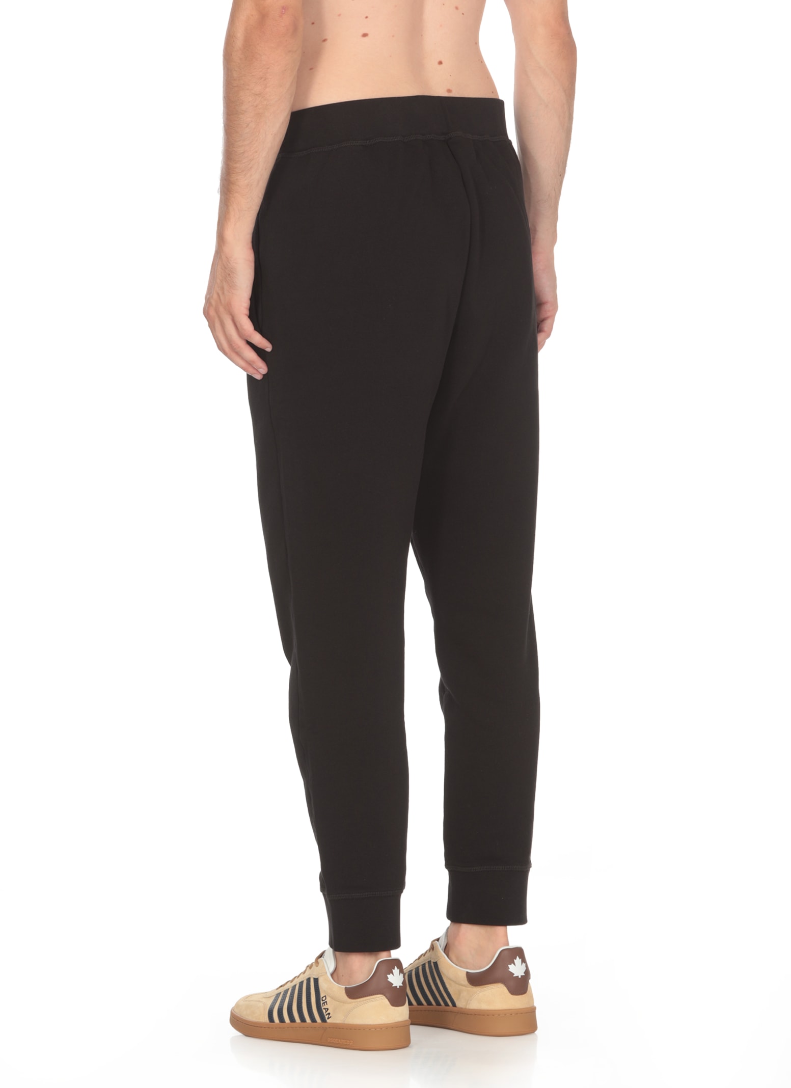 Shop Dsquared2 Icon Pants In Black