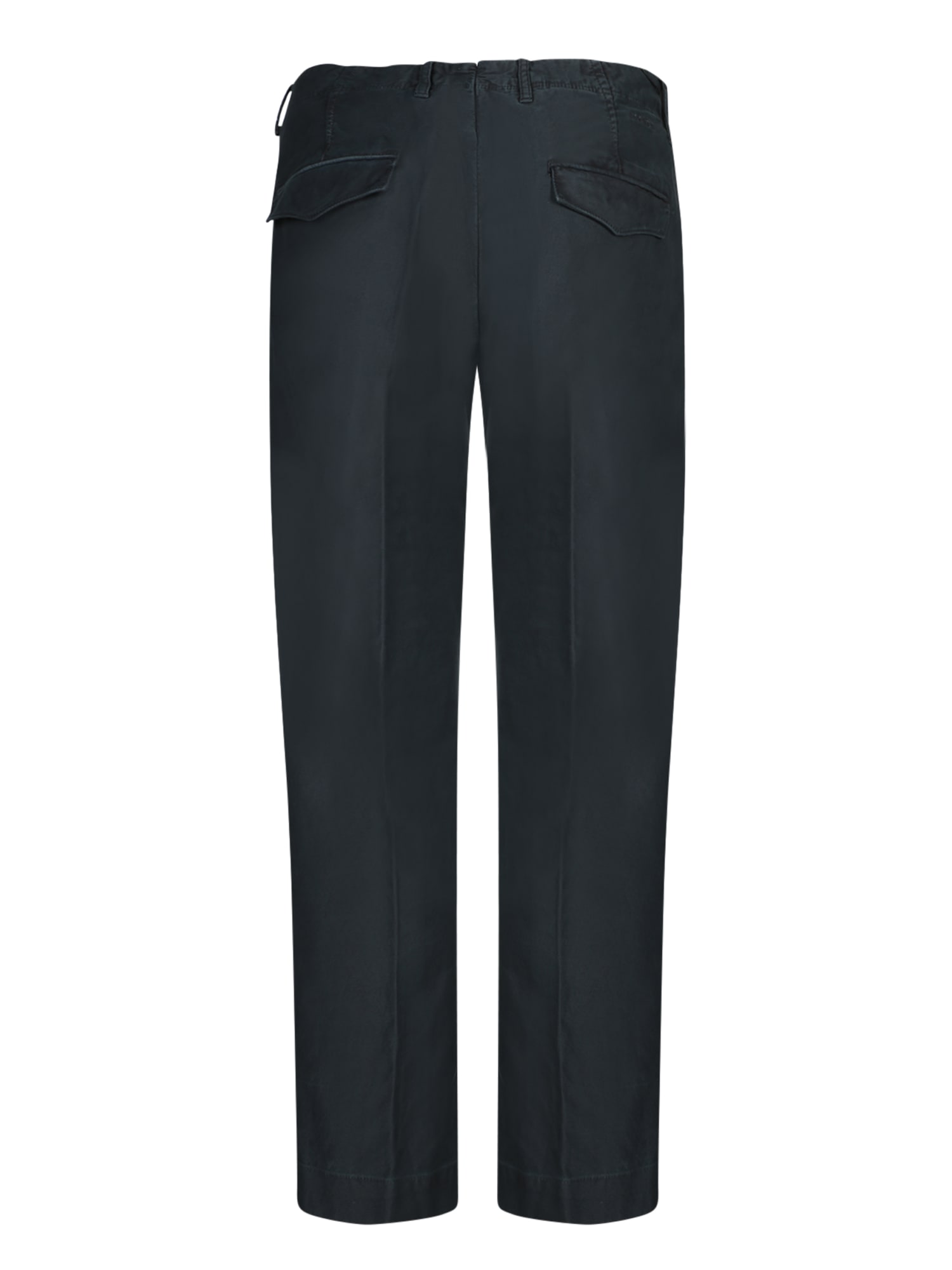 Shop Incotex Dark Blue Pants