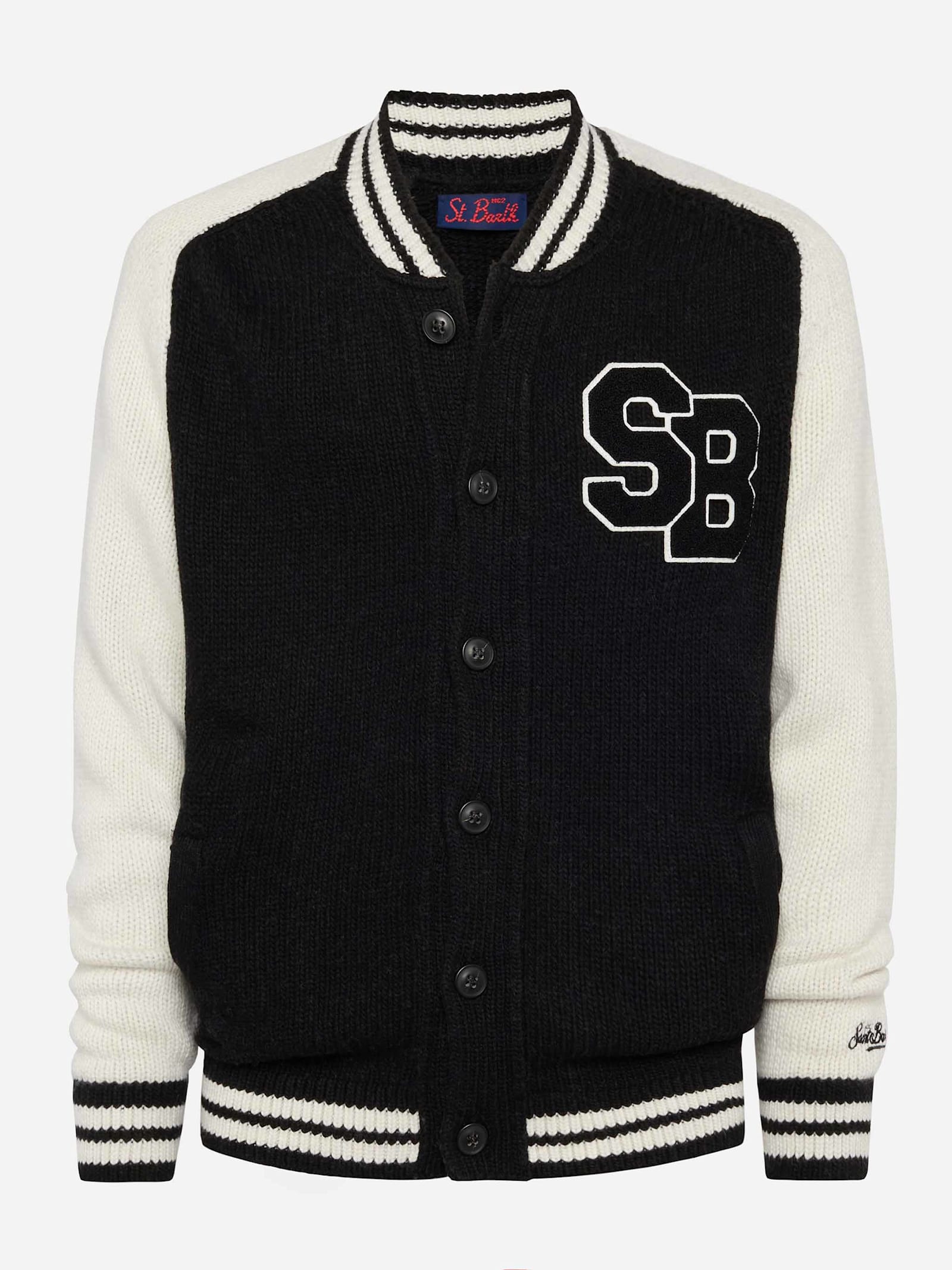 Mc2 Saint Barth College Style Bomber Benjamin In Pink