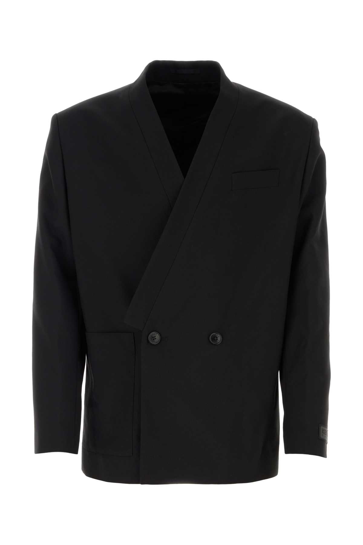 Black Wool Blazer