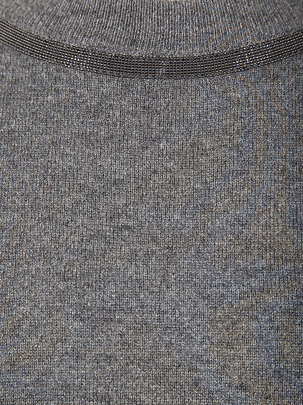 Shop Brunello Cucinelli Round Neck Jumper In Iron