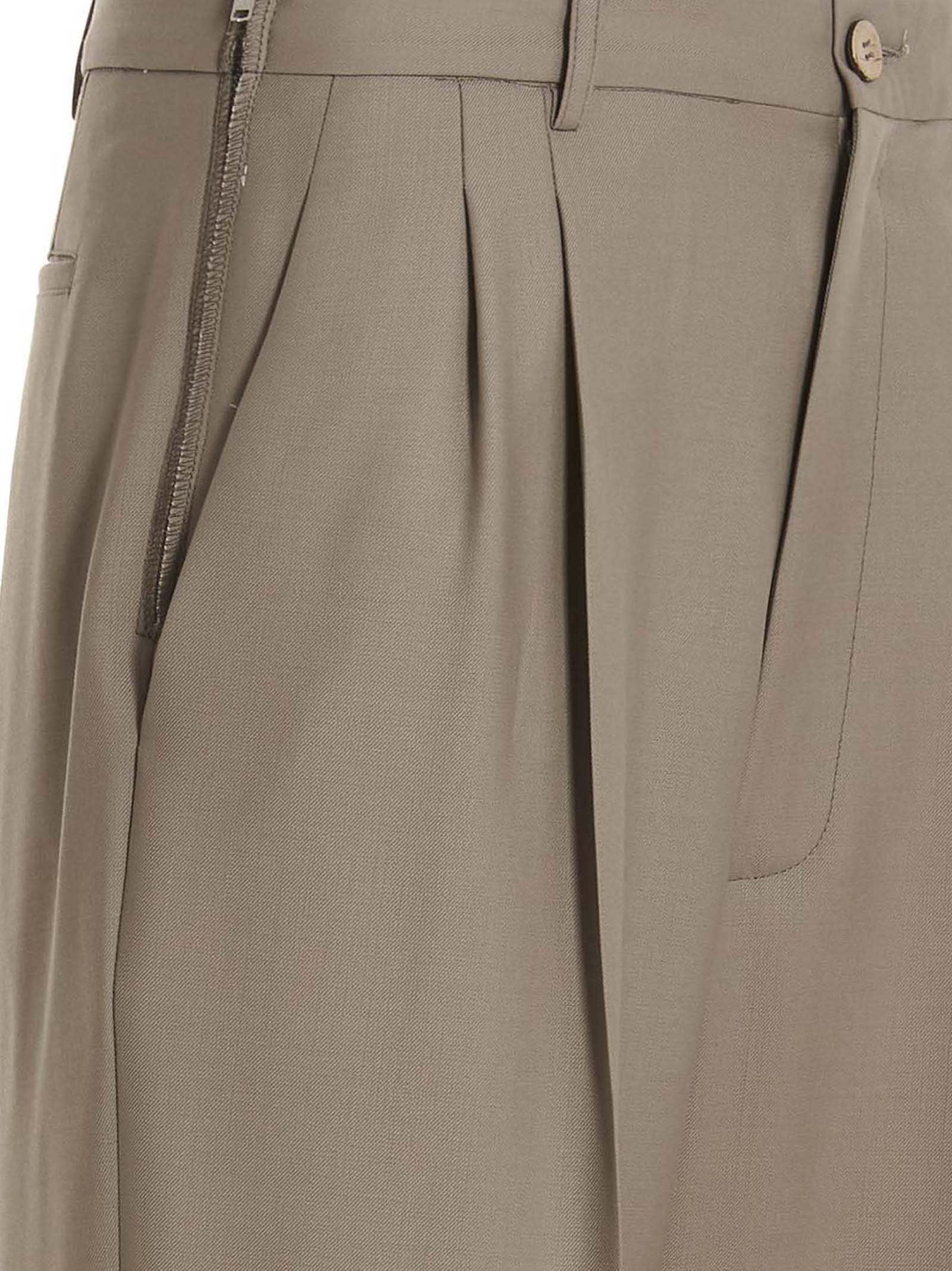 Magliano Classic Double Pleated Pants In Beige | ModeSens