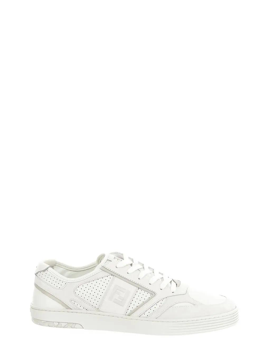 Fendi Low-top Sneakers In White