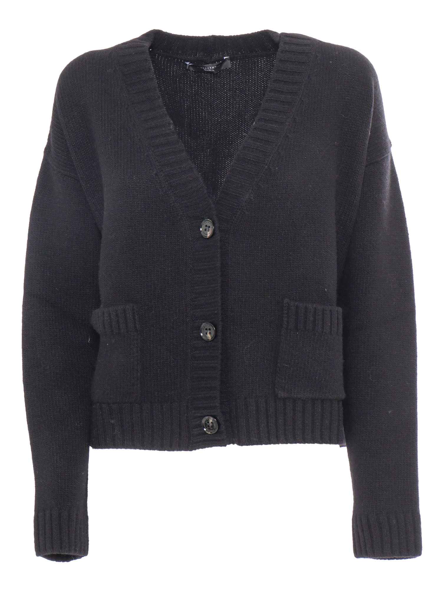 Shop Weekend Max Mara Arad Black Cardigan