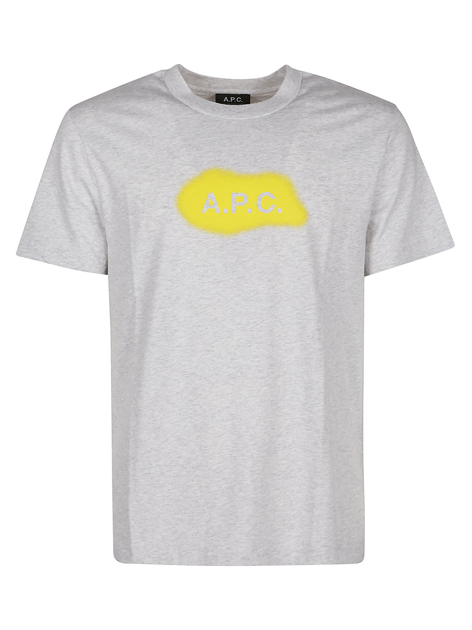 Shop Apc Albert T-shirt In Plb Gris