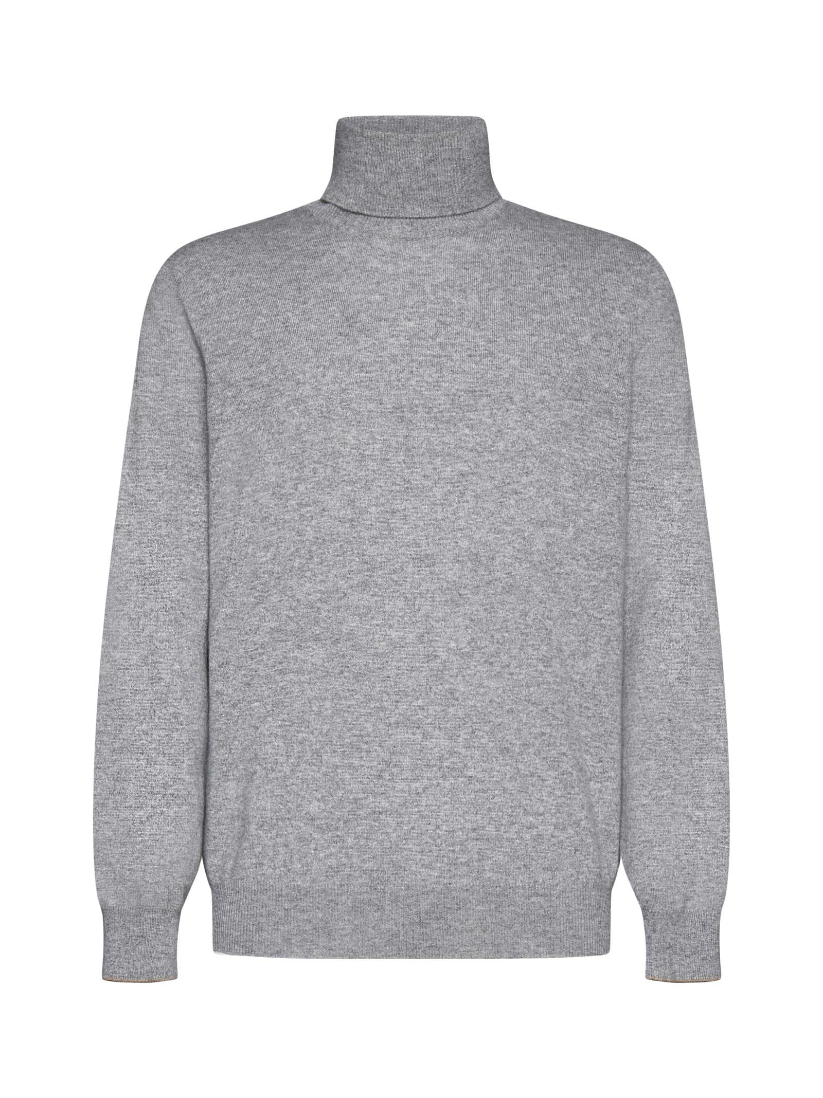 Shop Brunello Cucinelli Sweater In Grigio Chiaro