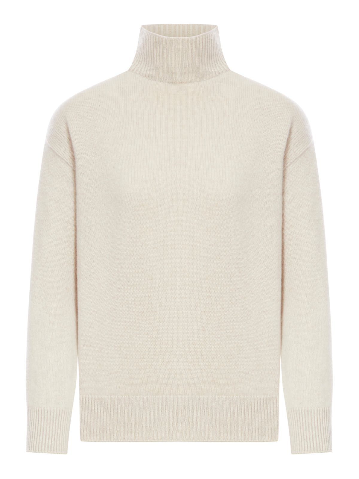 Shop 's Max Mara High Neck Long-sleeved Jumper In Sand