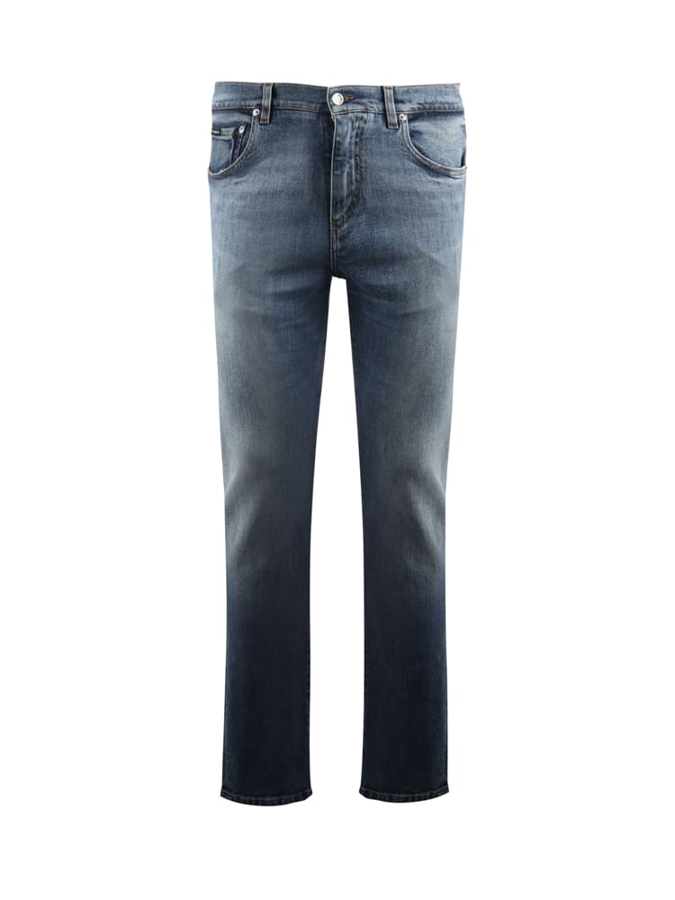 Dolce & Gabbana Skinny Jeans In Variante Abbinata