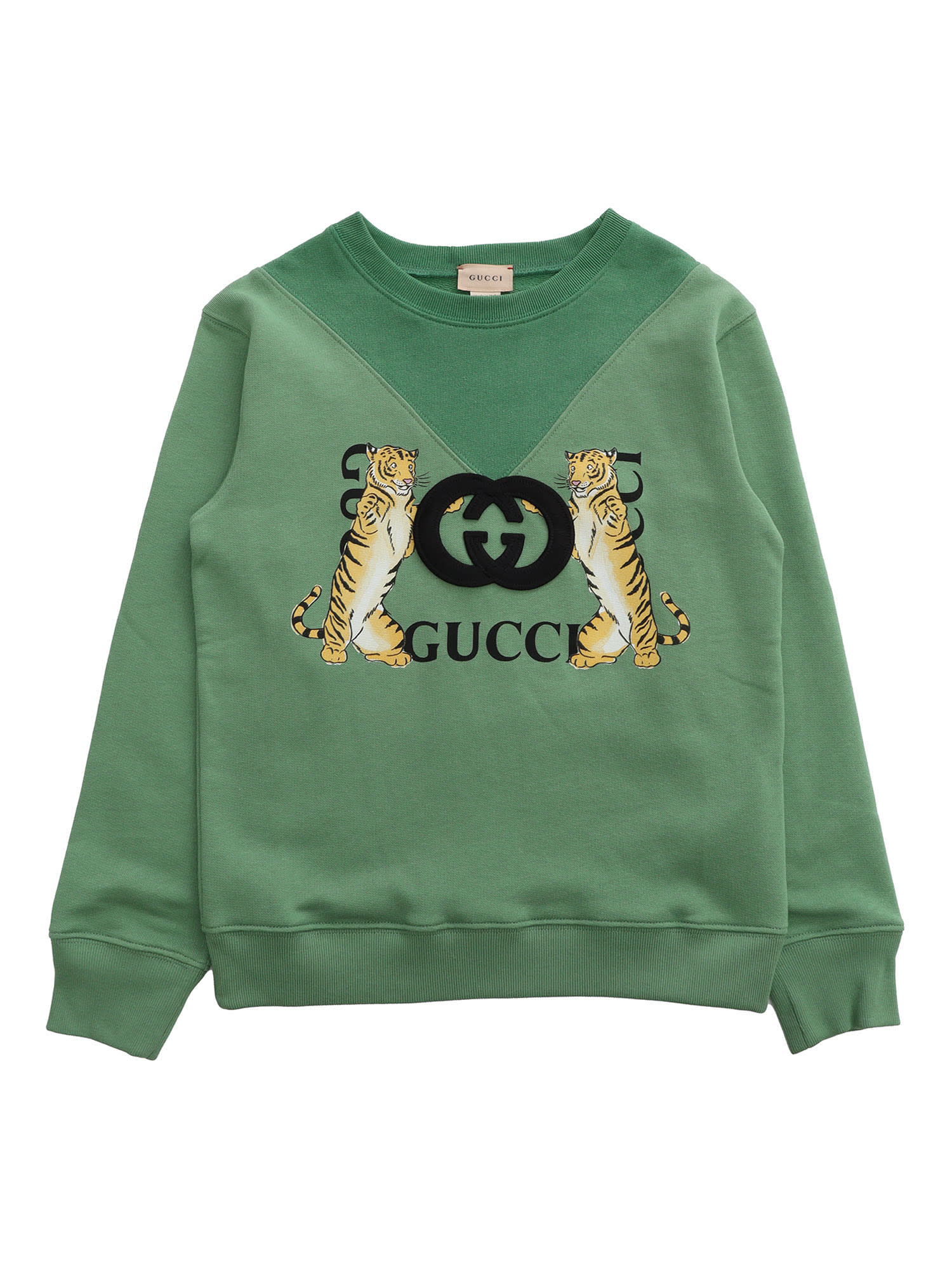 GUCCI SWEATSHIRT WITH PATCHES