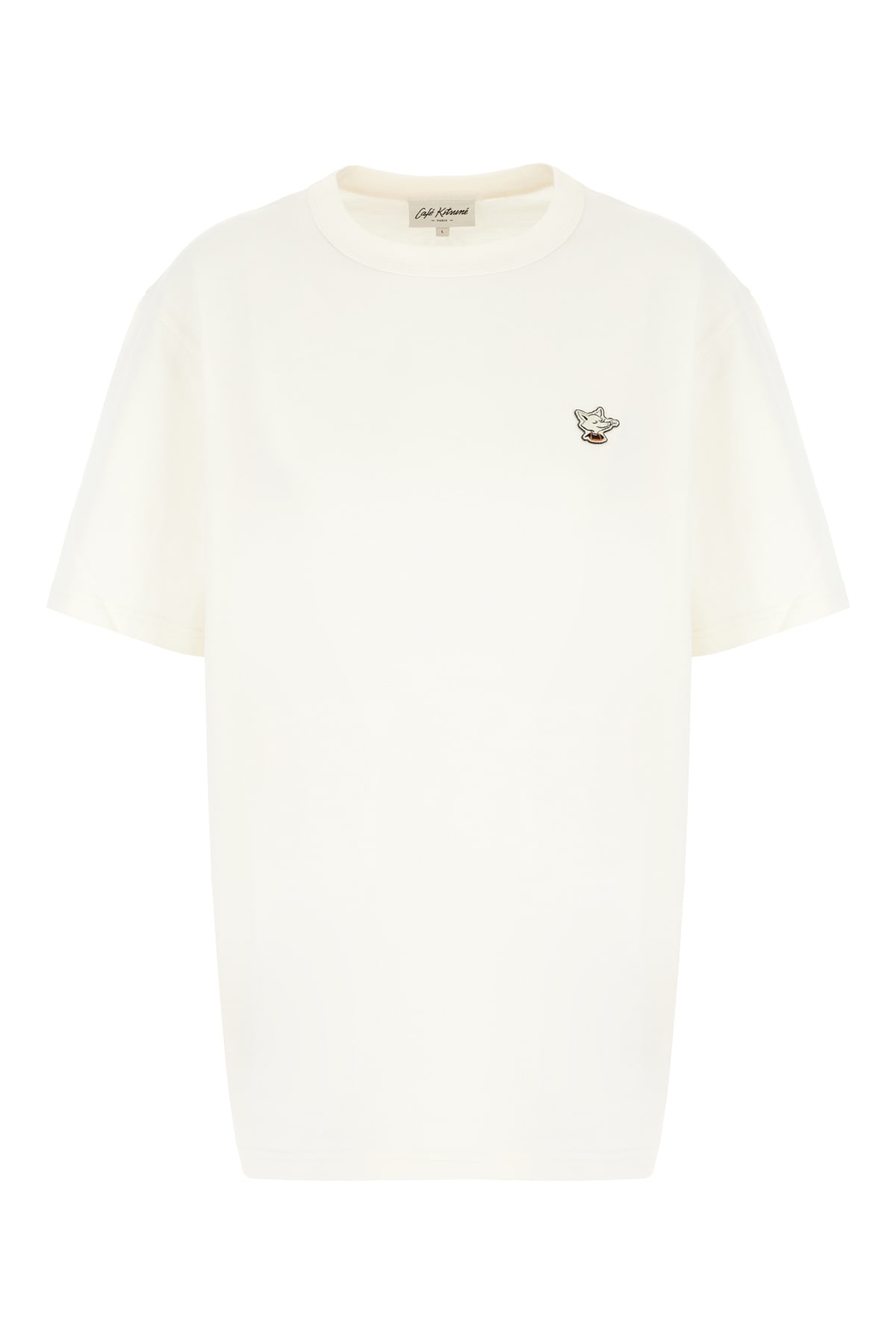 Maison Kitsuné Ivory Cotton T-shirt