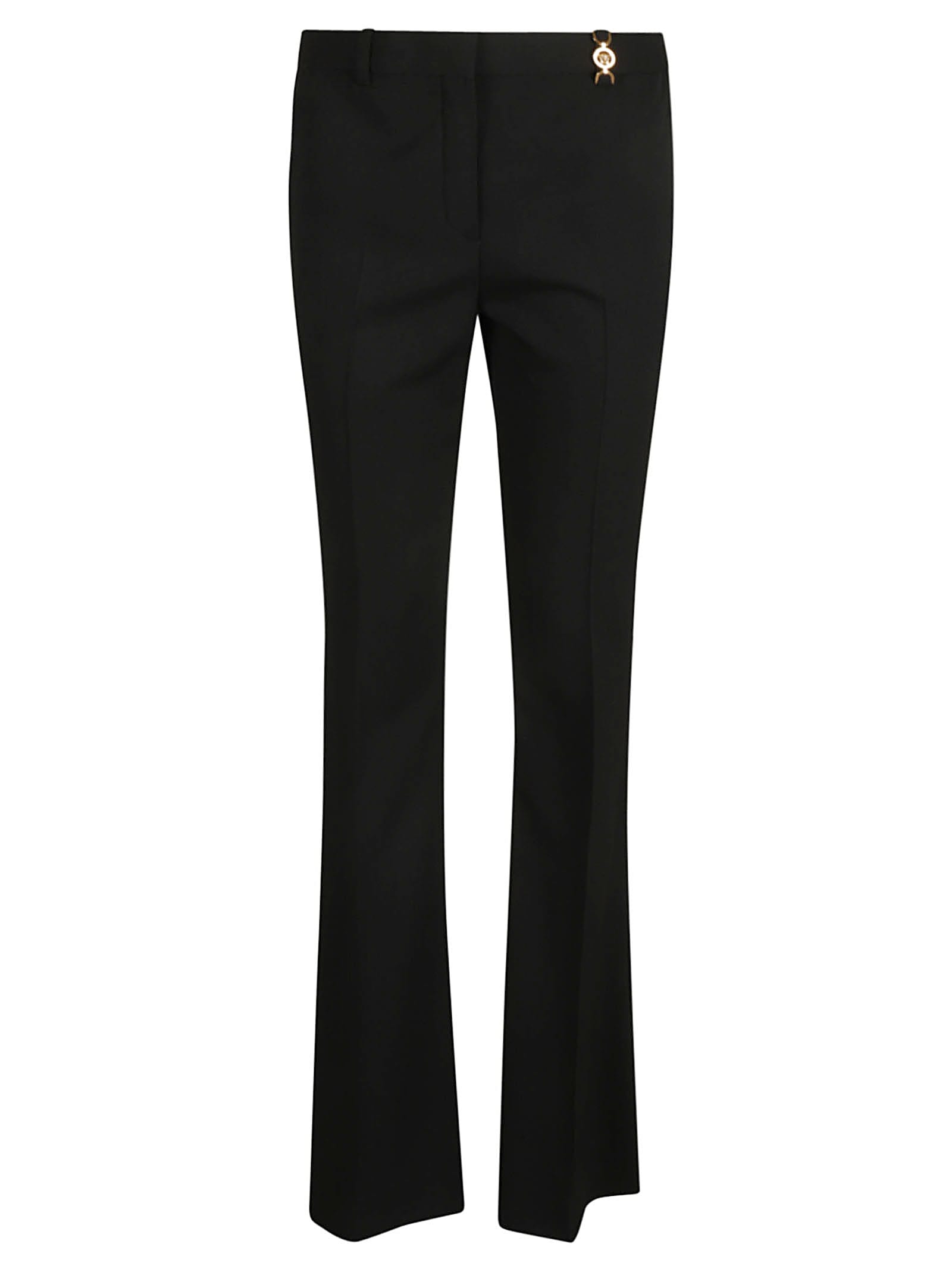 Shop Versace Informal Trousers In Black