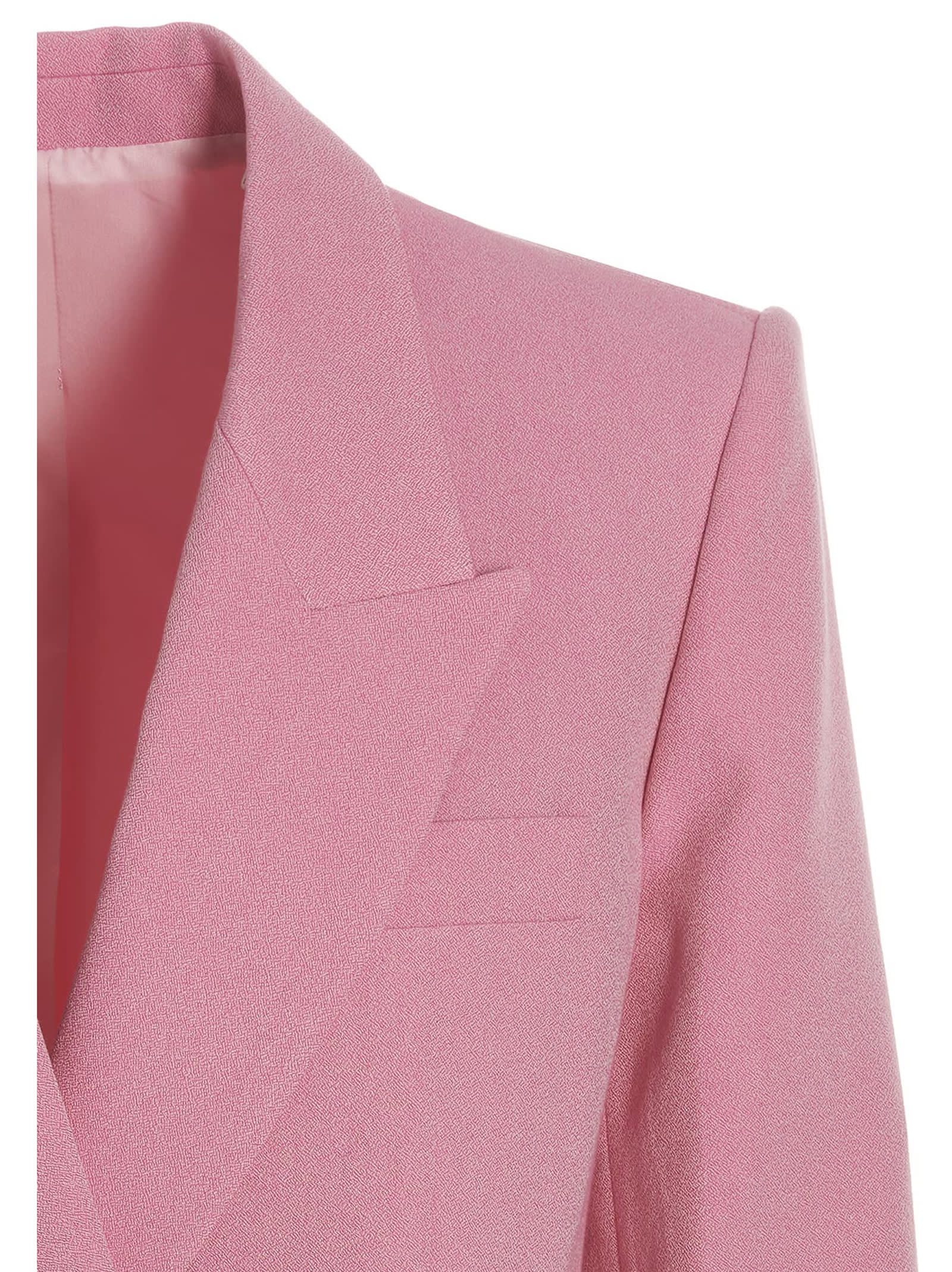 Shop Isabel Marant Viscose-cotton Blend Blazer In Pink