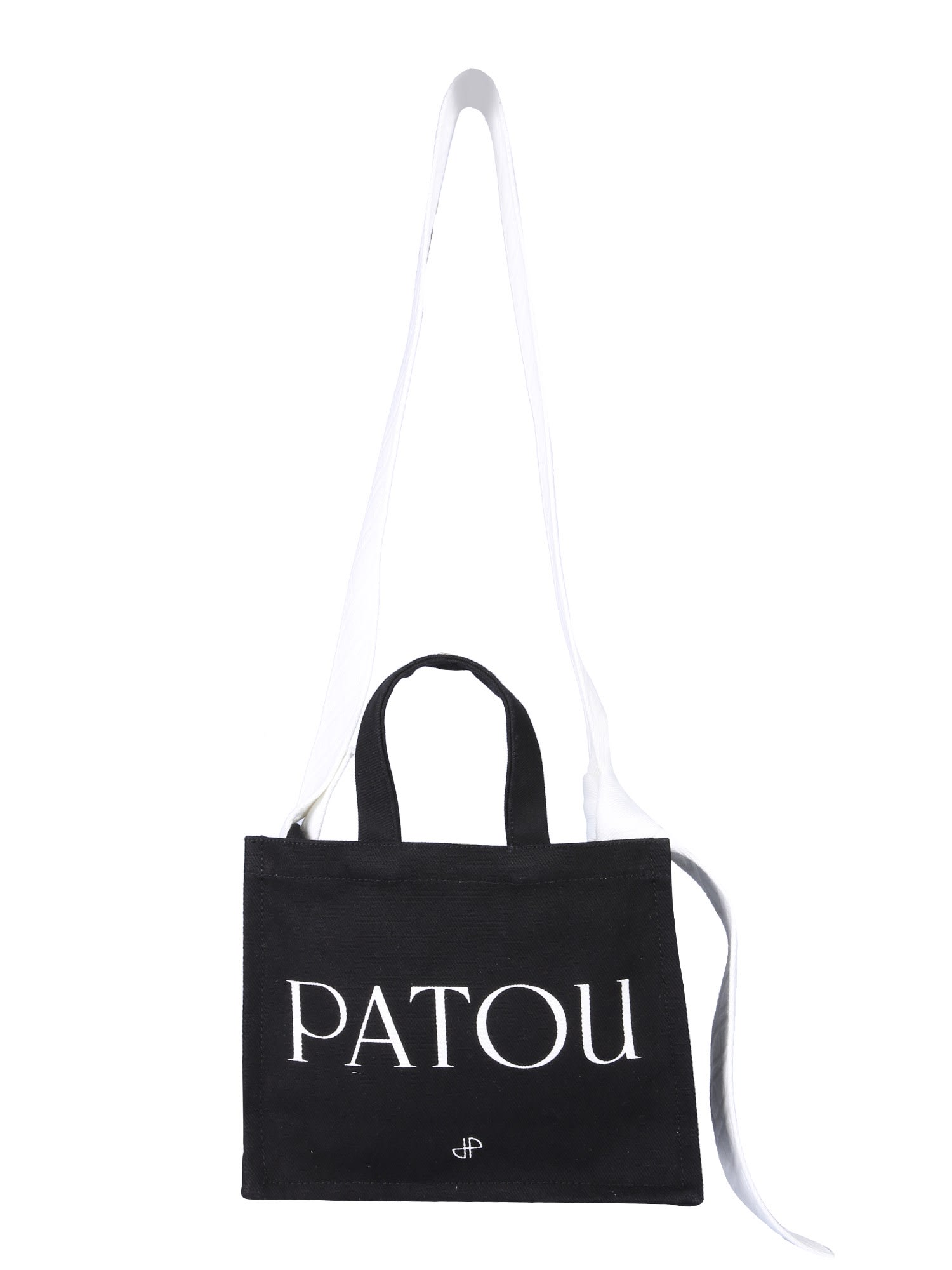 PATOU TOTE BAG WITH LOGO PRINT