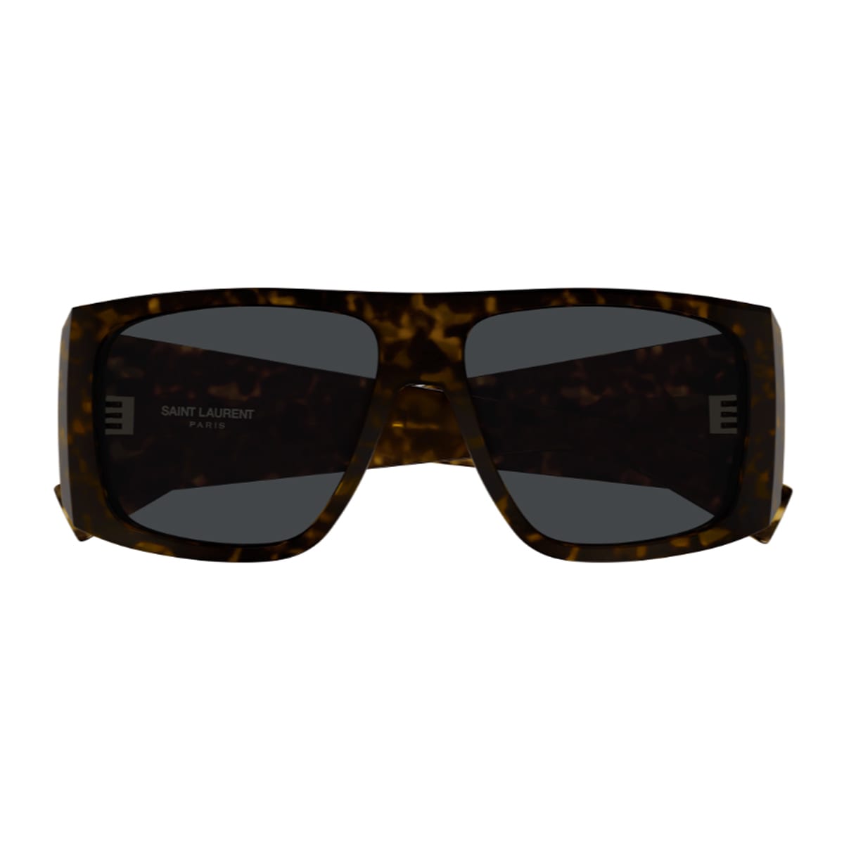 Saint Laurent Sl 832 Linea Sl Logo 002 Havana Grey Sunglasses In Black