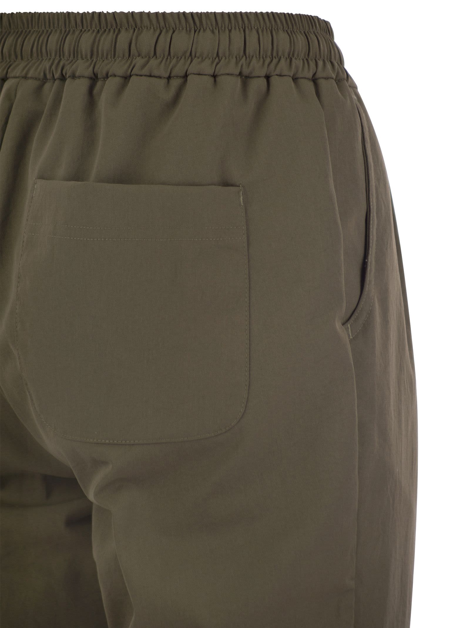 Shop Colmar Classy - Trousers With Darts In Military Green