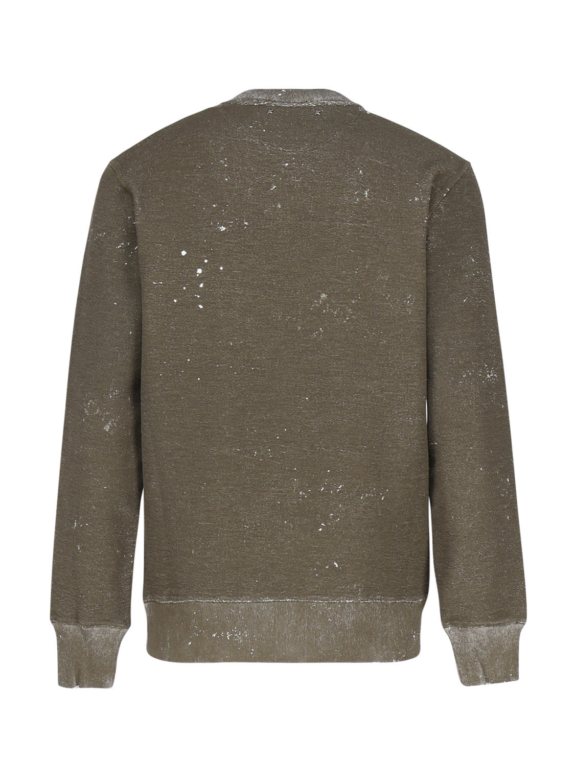 Golden Goose Journey Distressed Cotton Sweatshirt In Beech