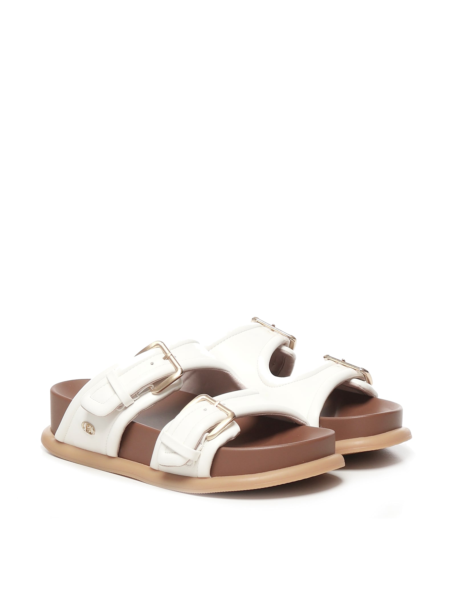 LIU •JO SANDALS WITH BOLD STRAPS