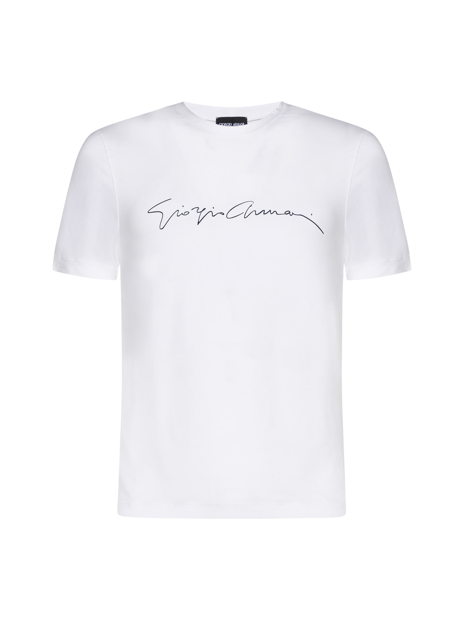 Shop Giorgio Armani T-shirt In White