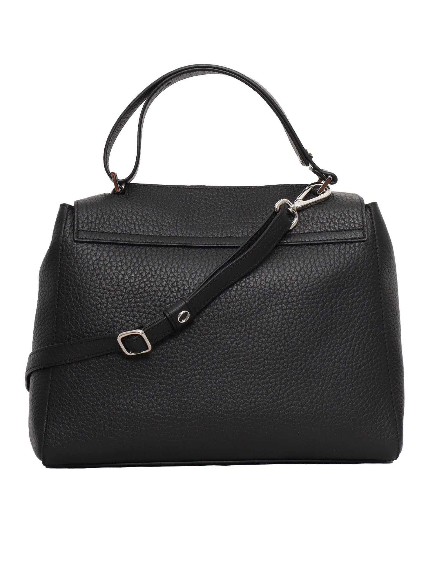 Shop Orciani Handbag In Black