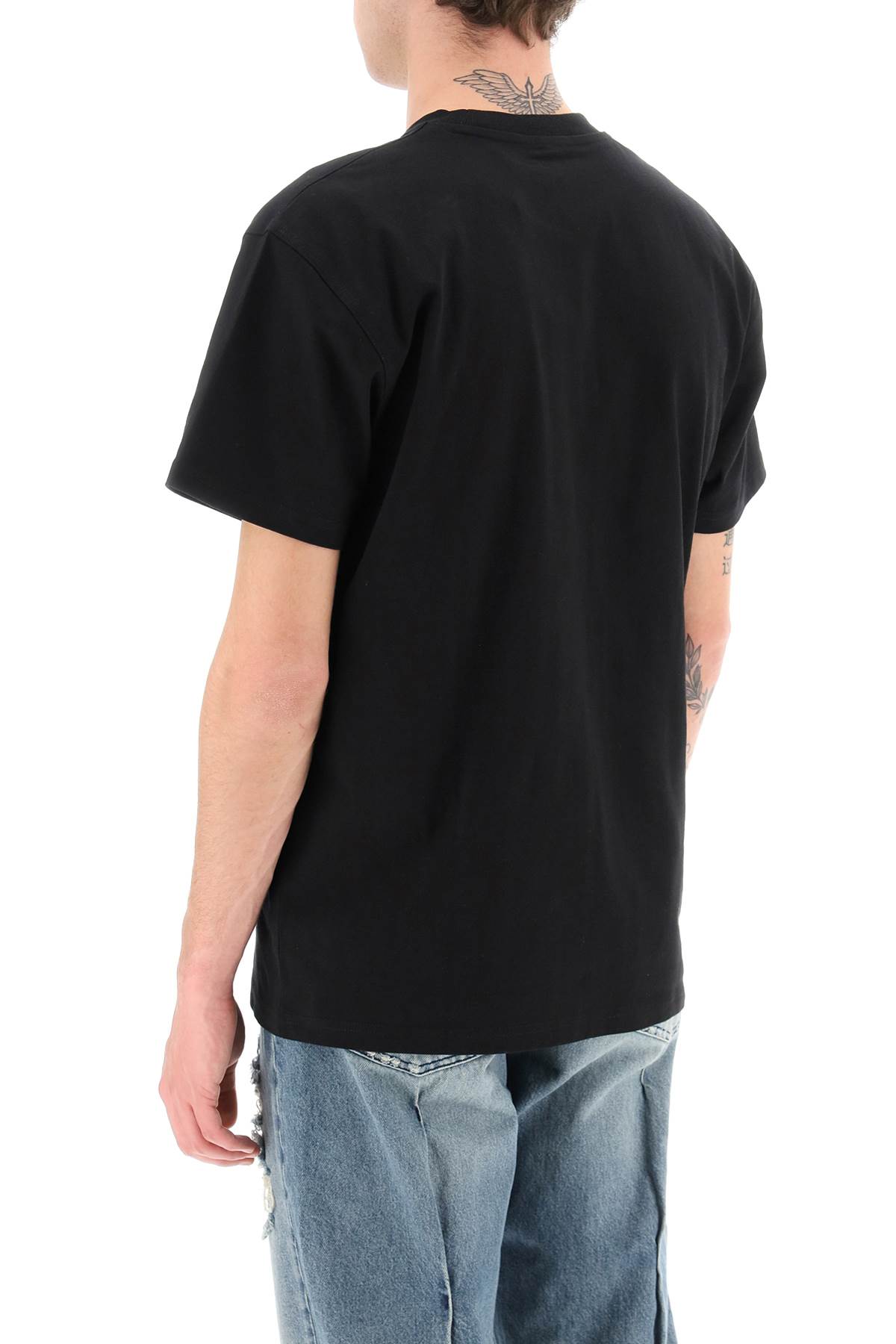 Carhartt American Script T-shirt In Black (black)