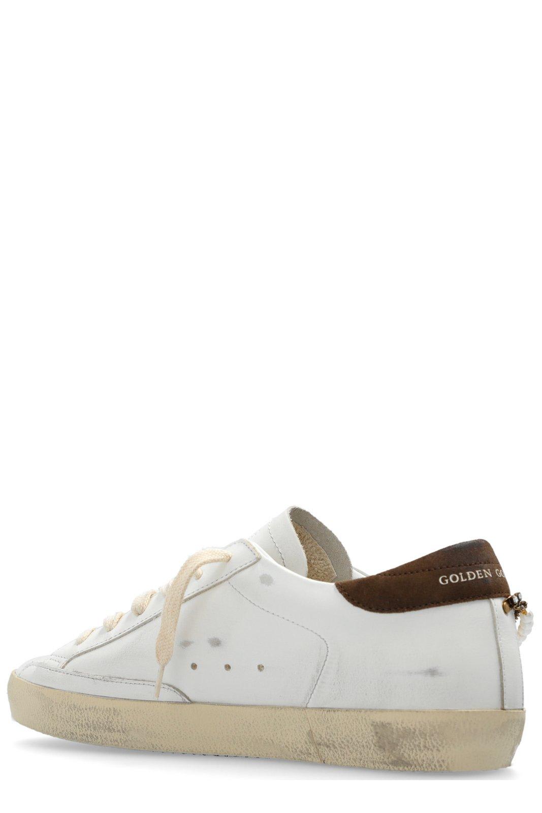 Shop Golden Goose Super Star Low-top Sneakers In White