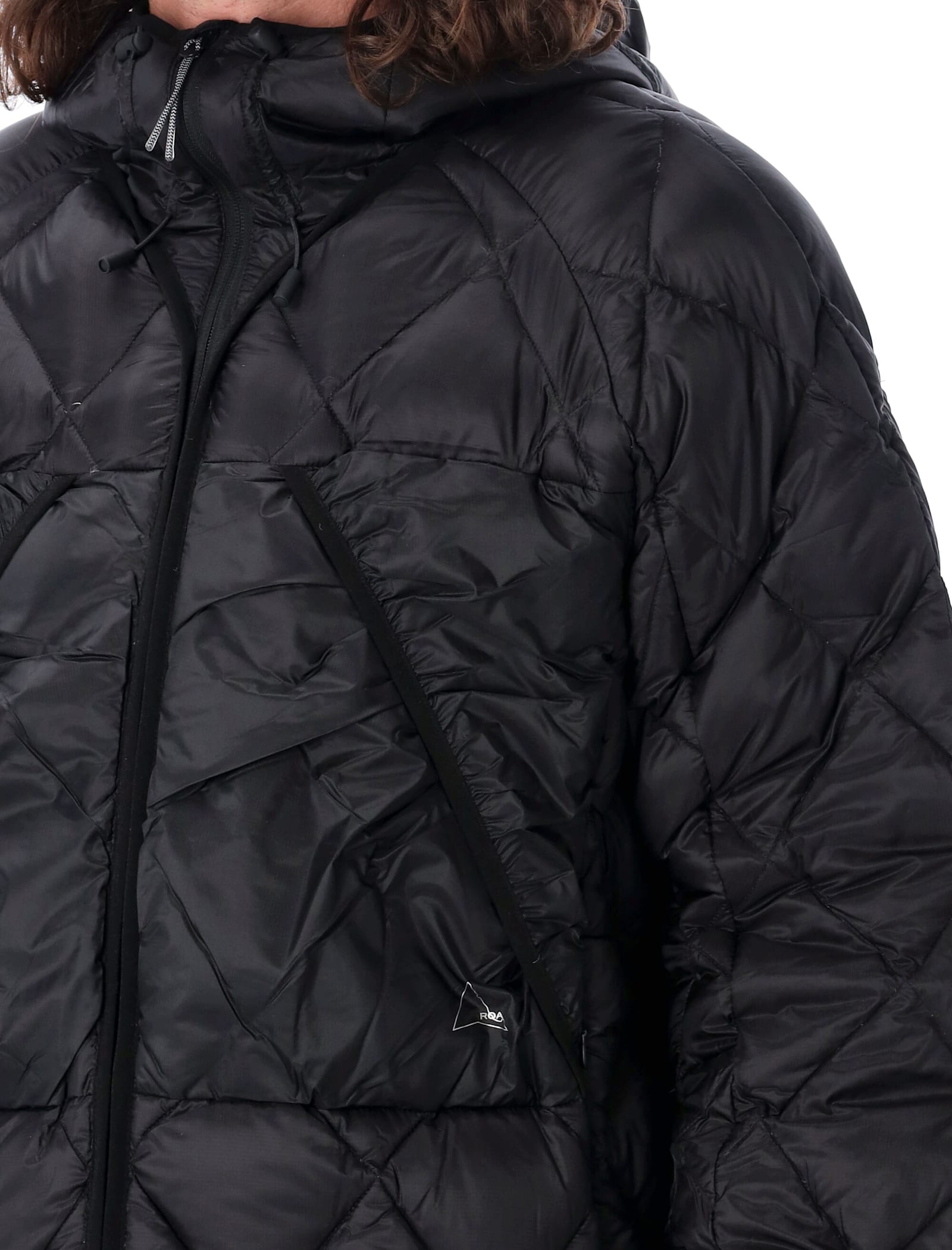 Shop Roa Light Down Jacket In Black