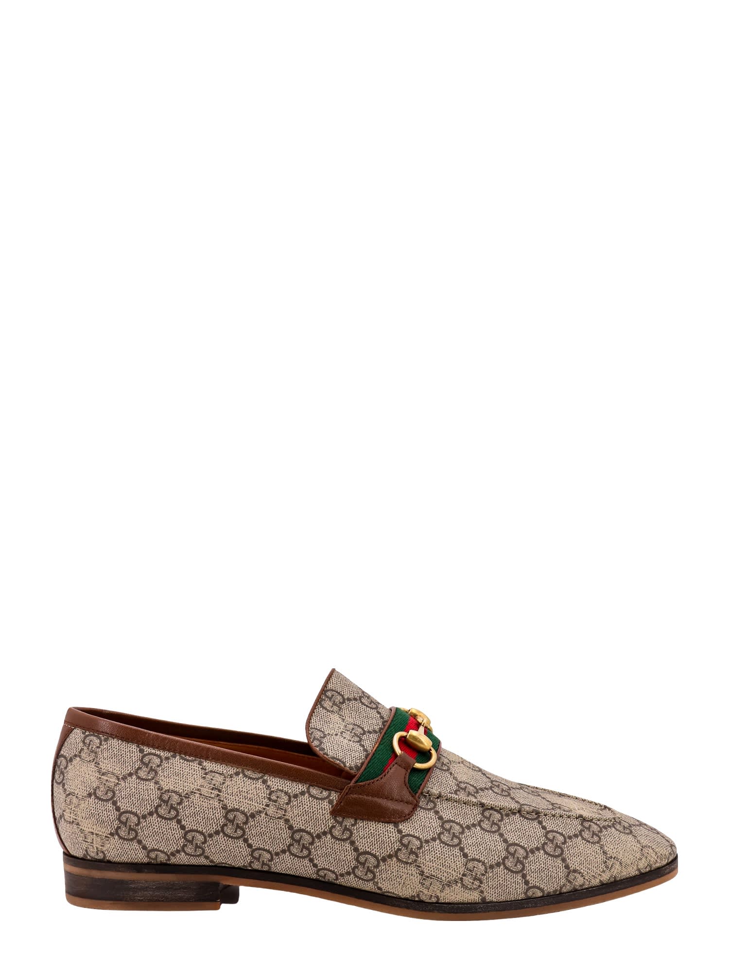 Shop Gucci Loafer In Beige