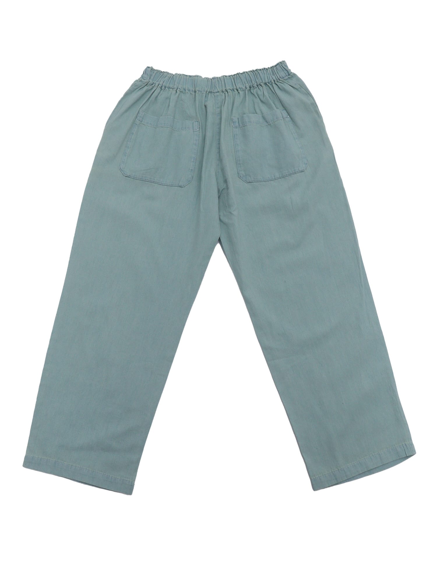 Bobo Choses Morning Egg Light Denim Pants In Light Blue