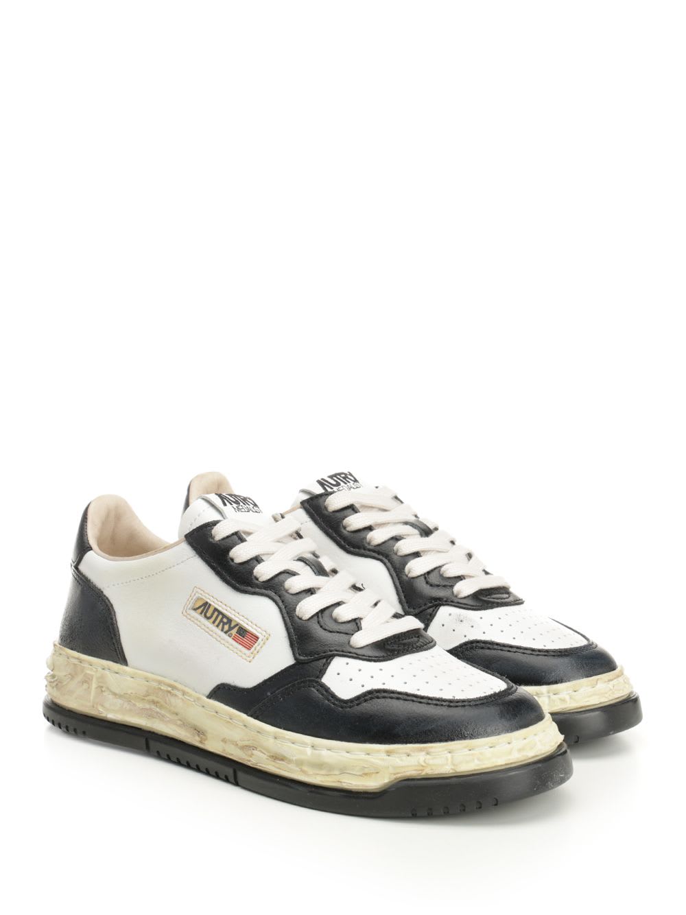 Autry X Mihara Yasuhiro Medalist Super Vintage Sneakers In Black