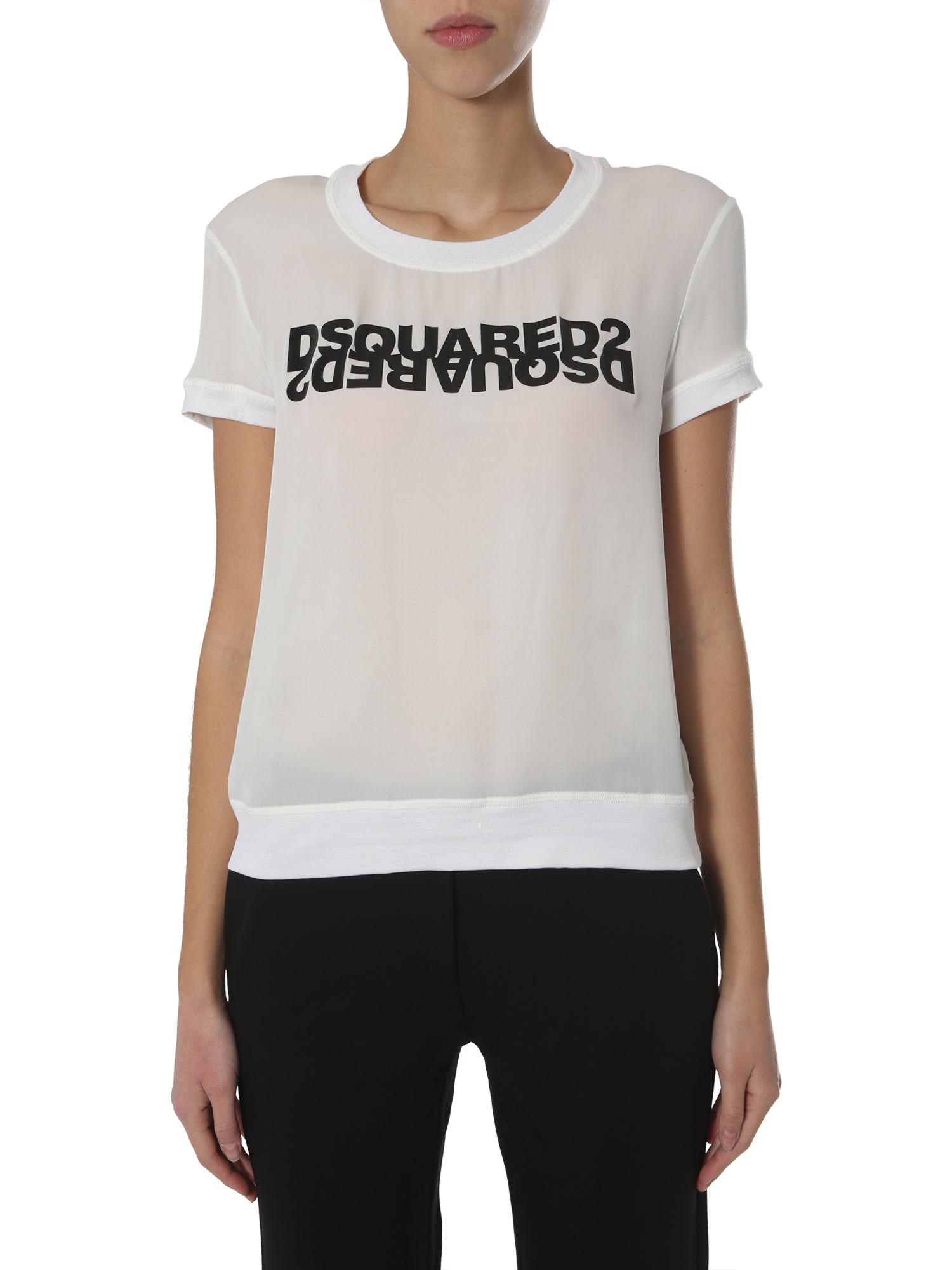 DSQUARED2 ROUND NECK T-SHIRT,S75NC0917 S52626101