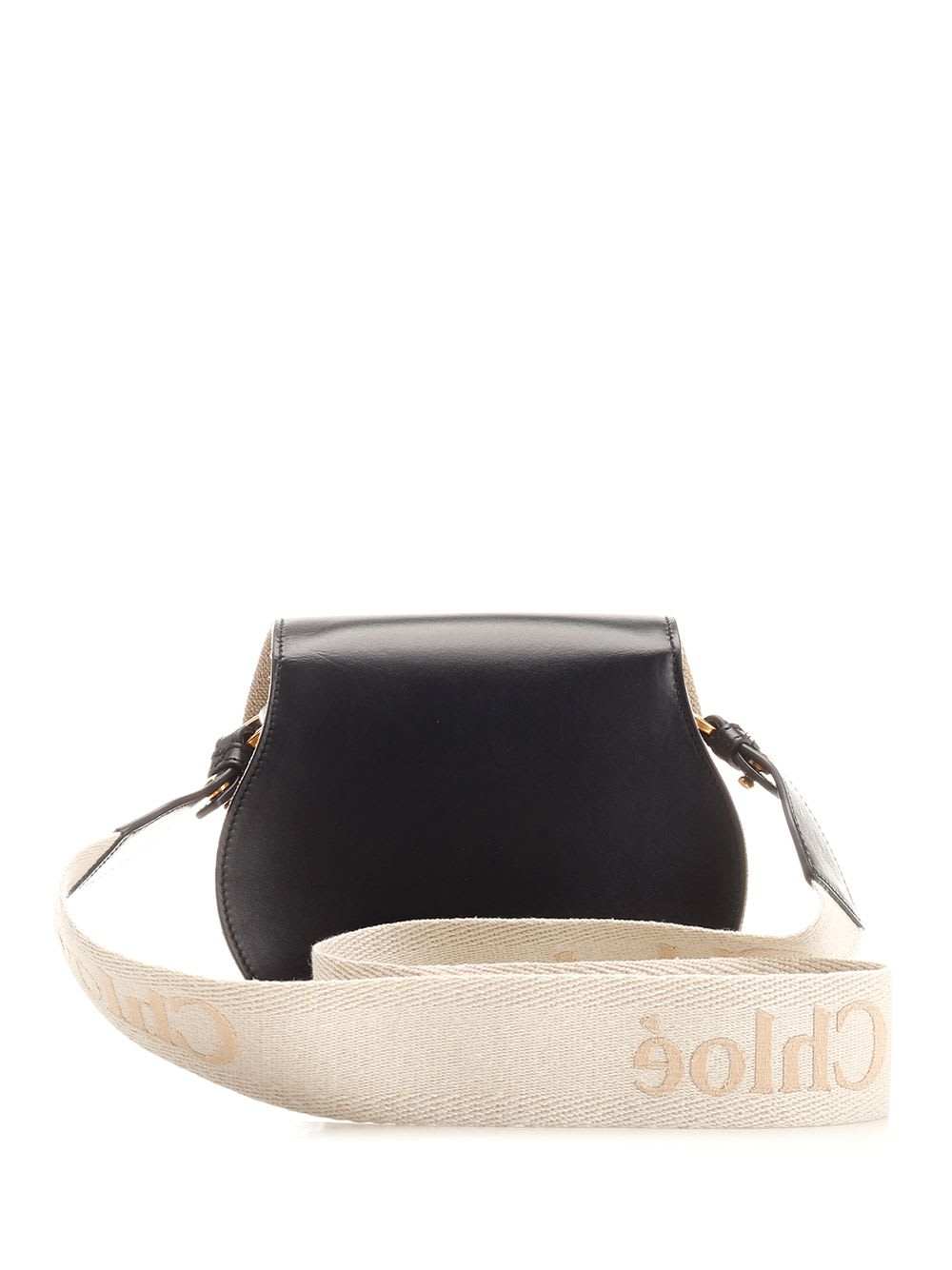 Shop Chloé Small Marcie Saddle Bag In Black